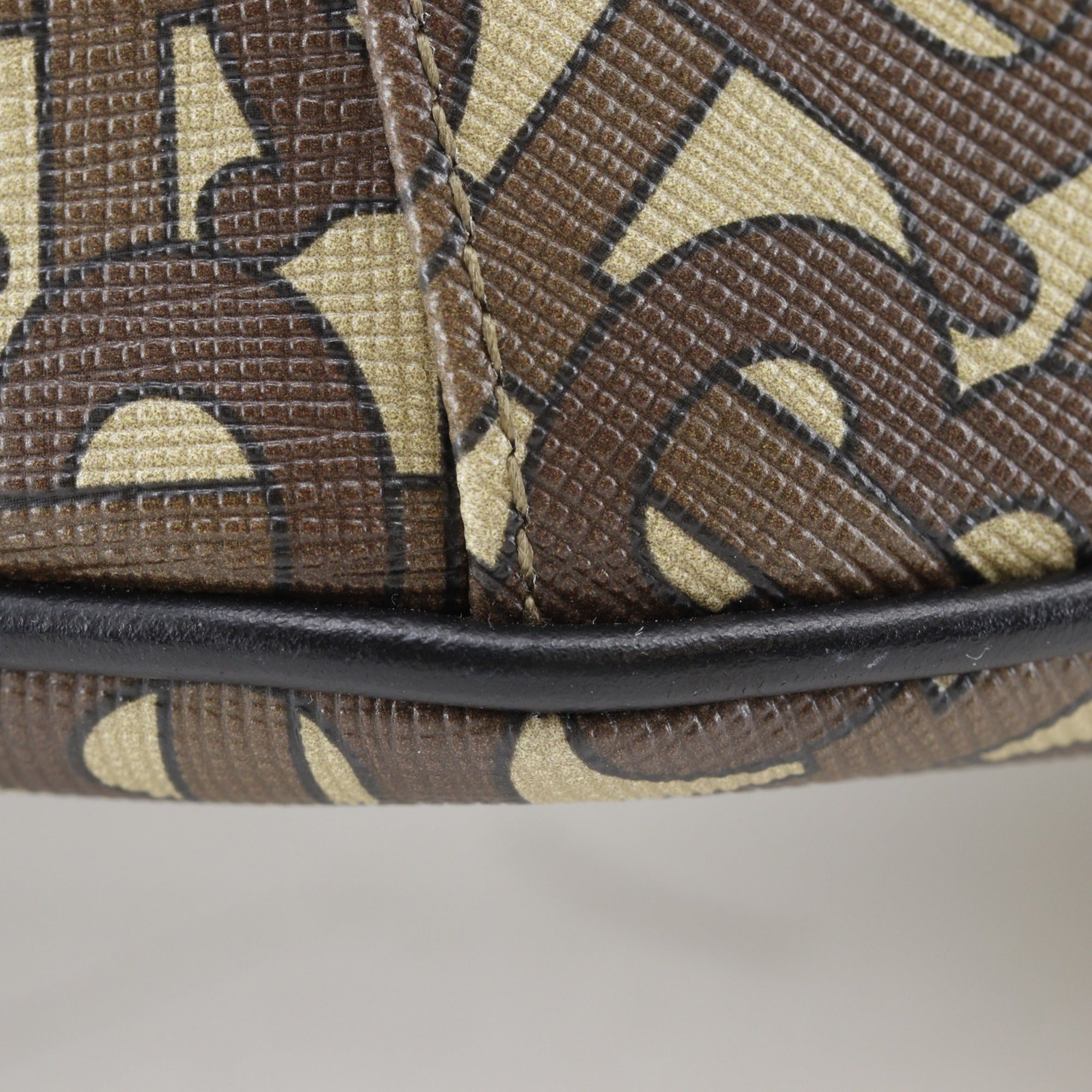 Burberry Brown Pvc Leather Fanny Pack Sling Bag (Pre-Owned)