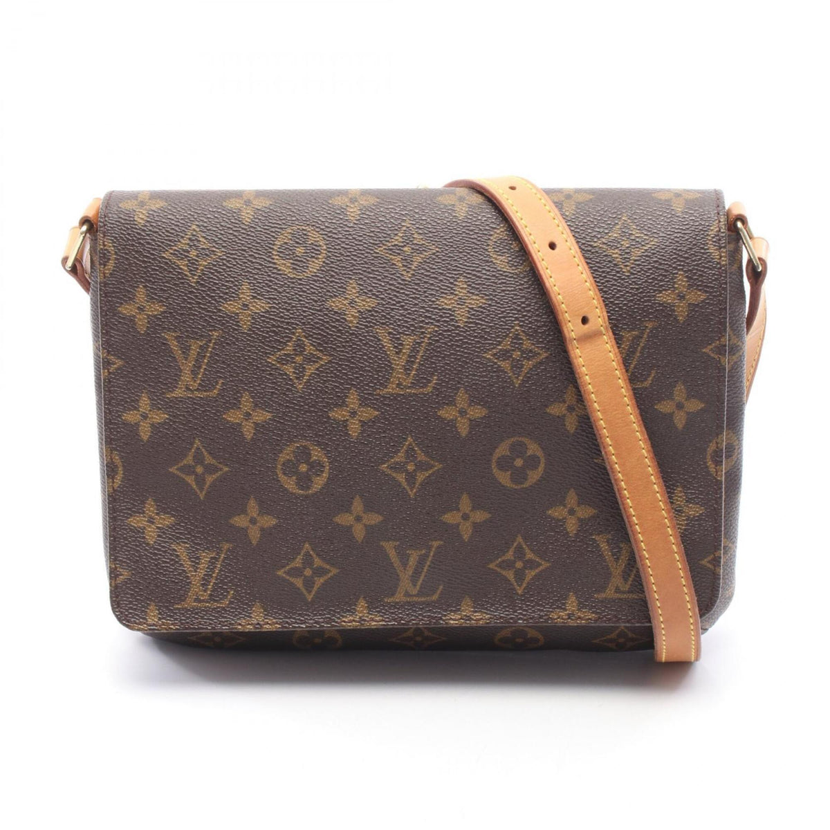 Louis Vuitton Brown Pvc Leather Handbag Shoulder Bag (Pre-Owned)