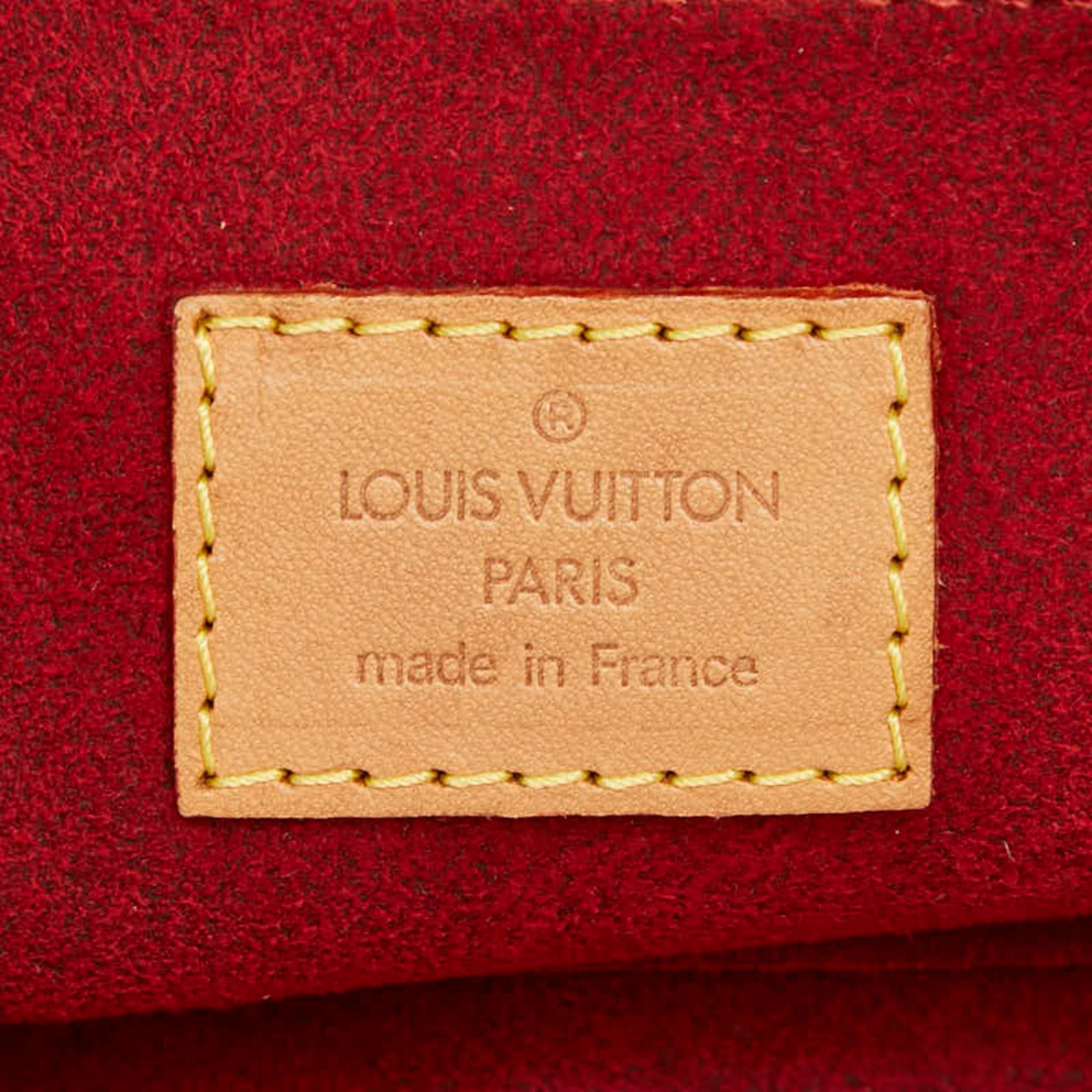 Louis Vuitton Brown Pvc Leather Shoulder Bag Tote Bag (Pre-Owned)