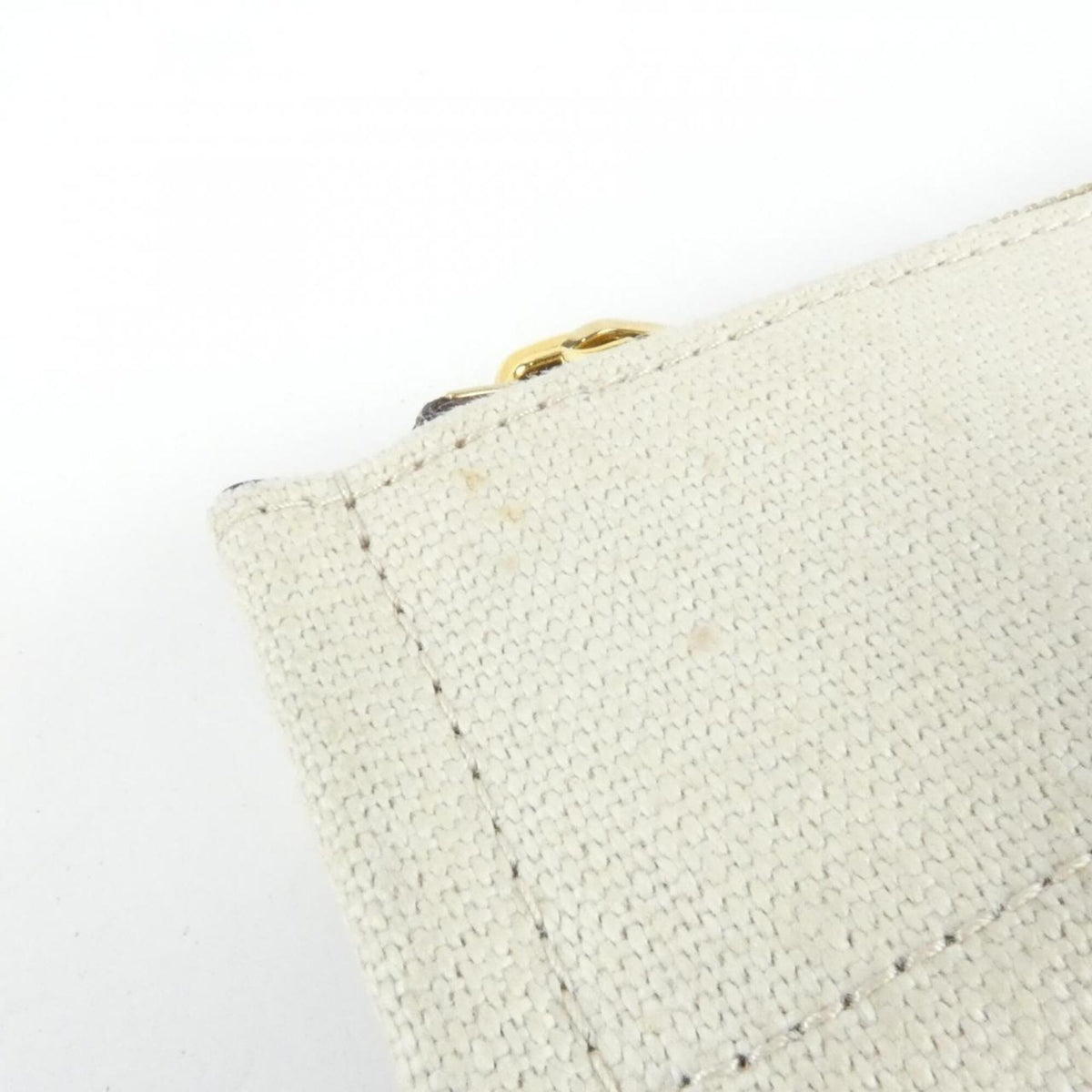 Gucci Beige Brown Linen Handbag (Pre-Owned)