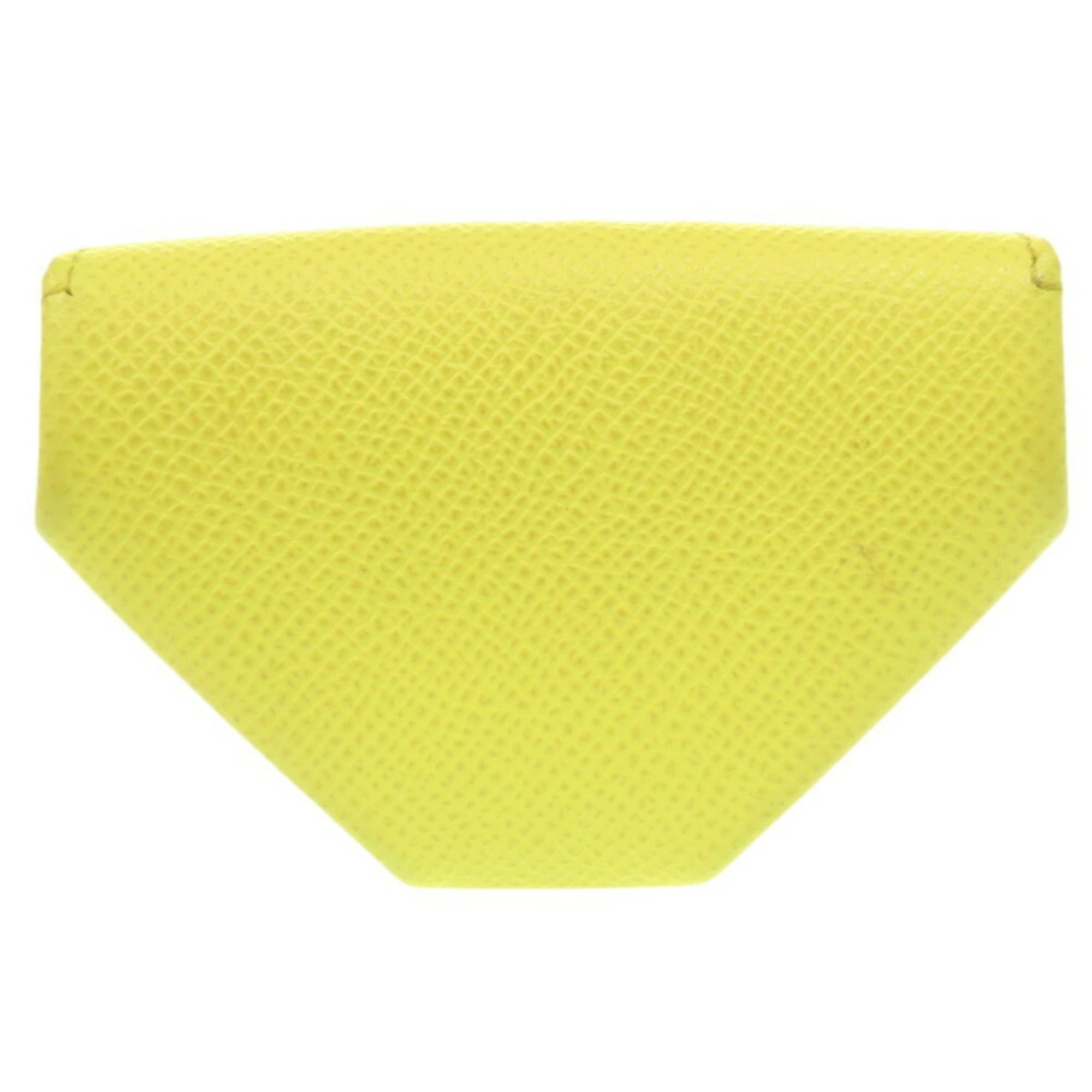 Hermes Lime Epsom Leather Coin Purse/Coin Case (Pre-Owned)