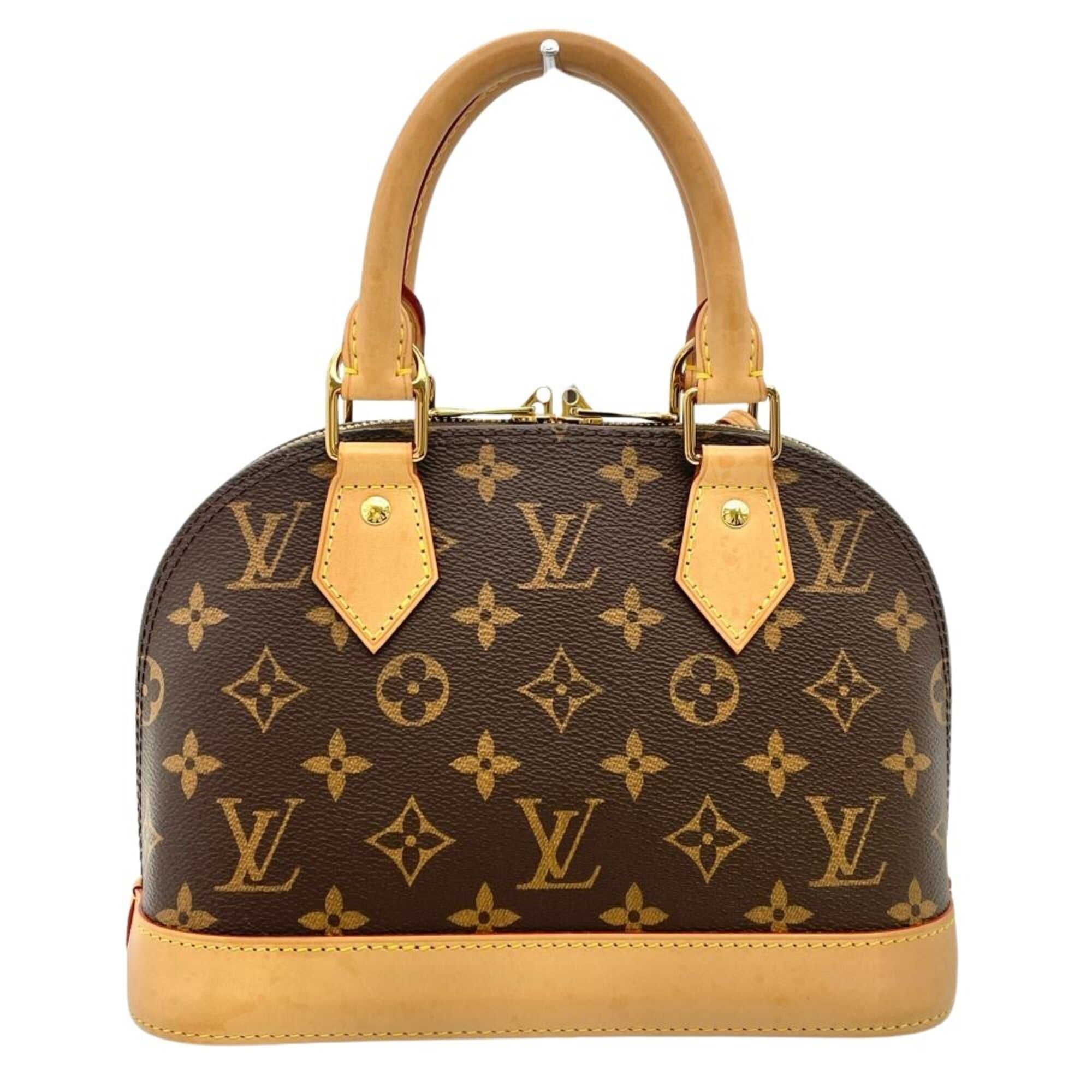 Louis Vuitton Brown Monogram Canvas Handbag (Pre-Owned)