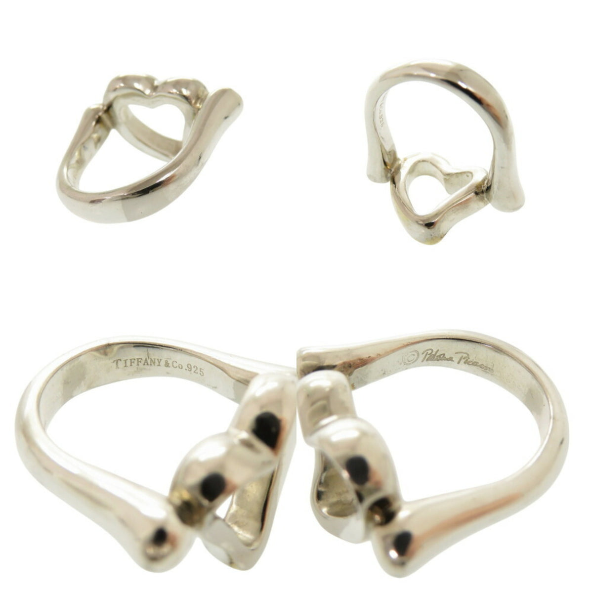 Tiffany Silver Silver 925 Band Ring (Pre-Owned)