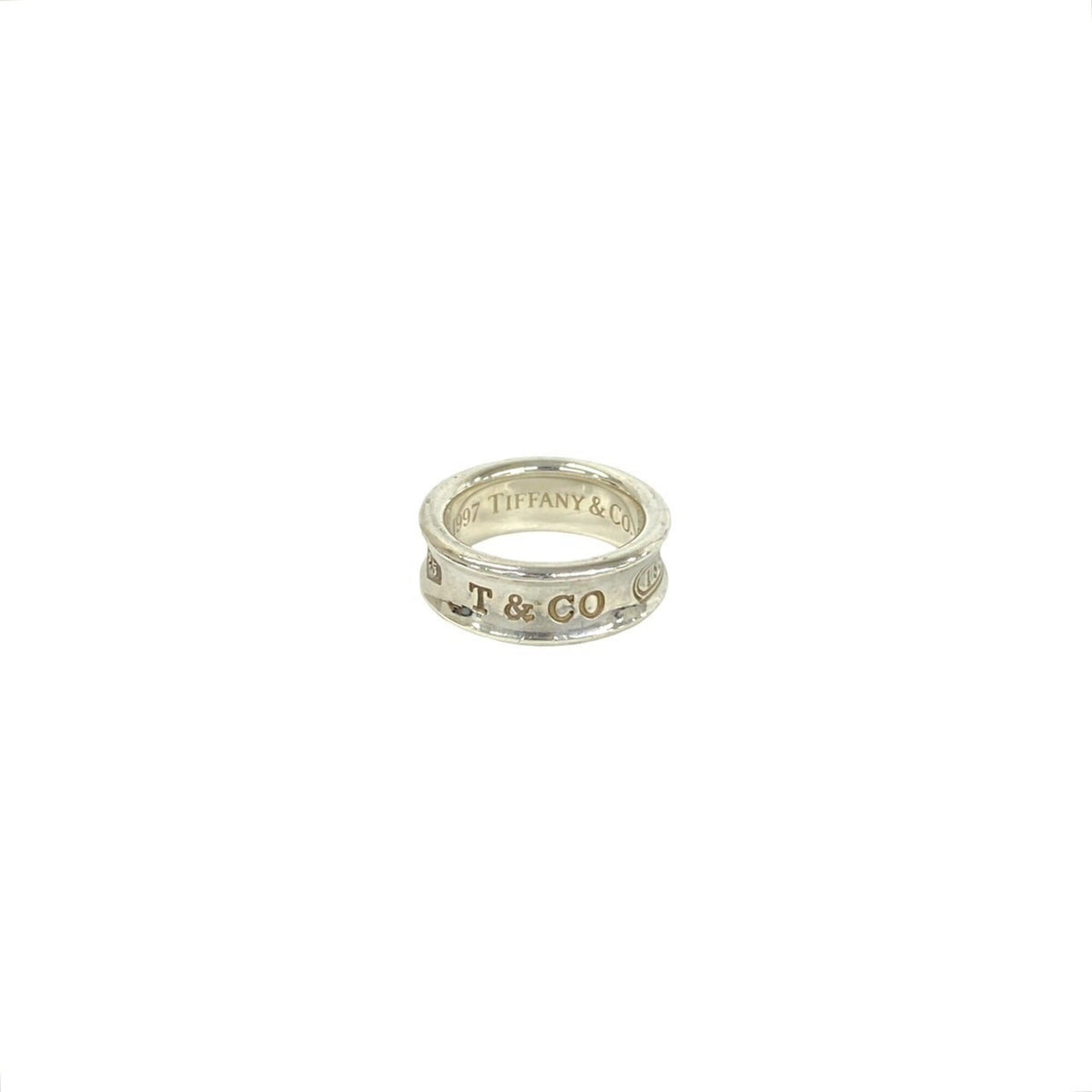 Tiffany Silver Silver 925 Band Ring (Pre-Owned)