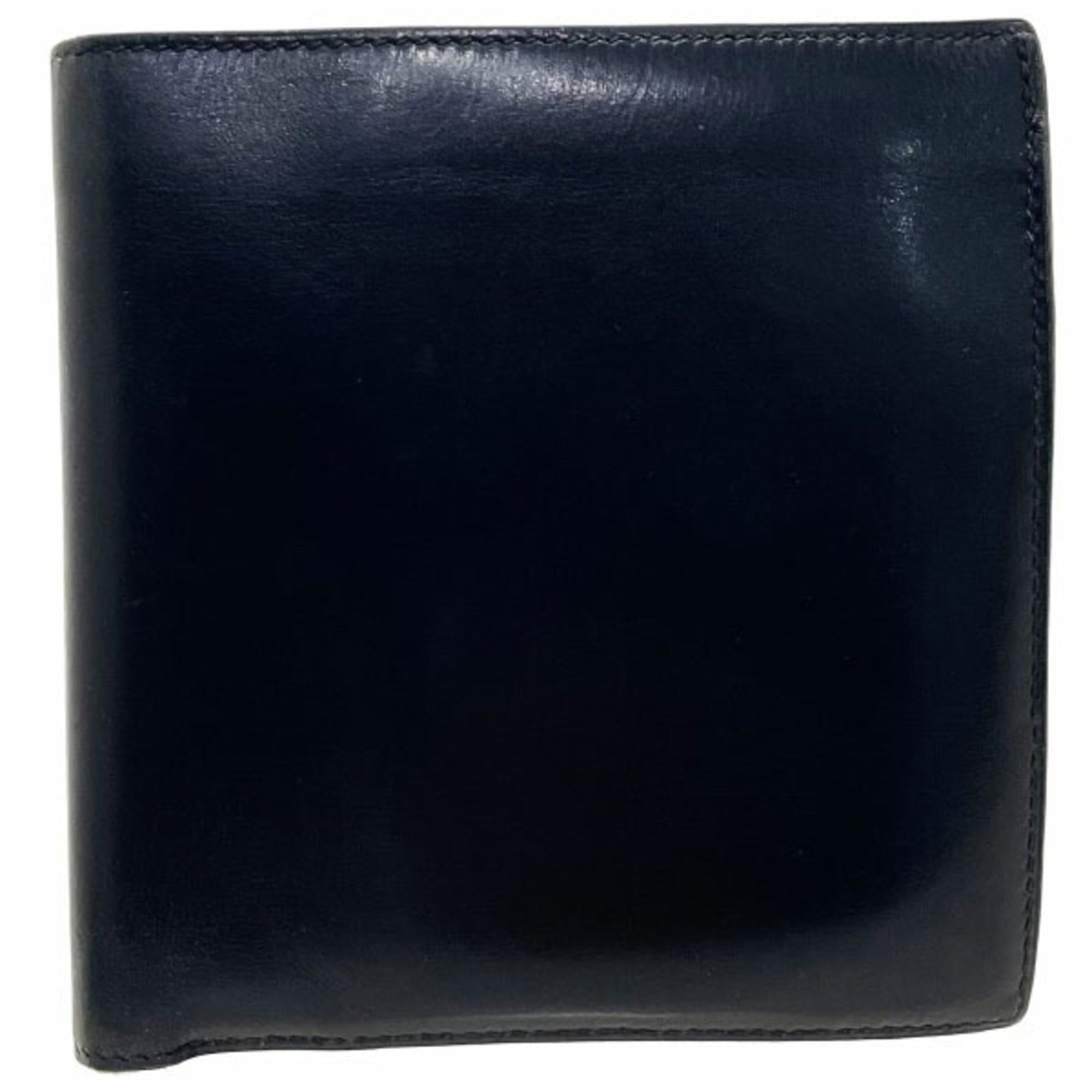Hermes Black Leather Wallet (Bi-Fold) (Pre-Owned)