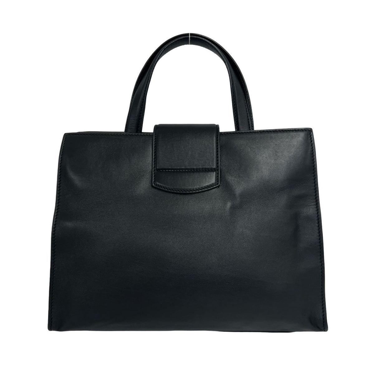 Gucci Black Leather Handbag Tote Bag (Pre-Owned)