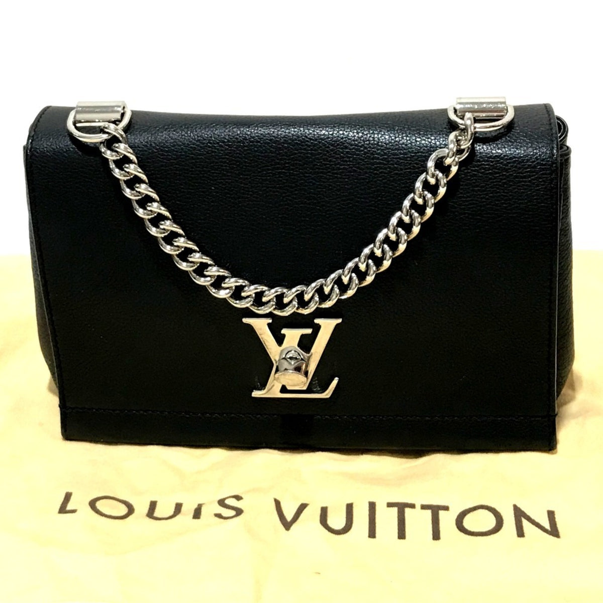 Louis Vuitton Black Noir Handbag (Pre-Owned)
