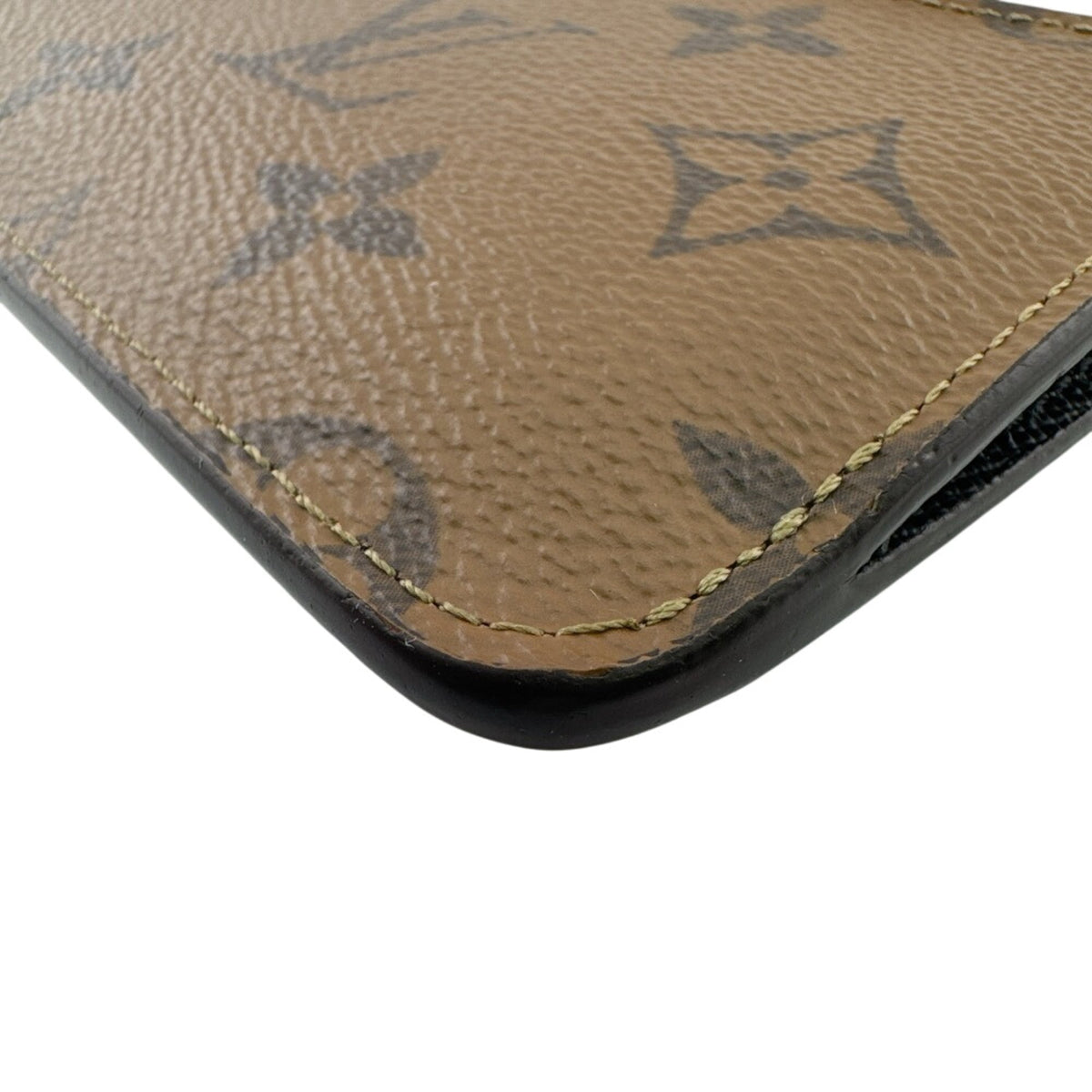 Louis Vuitton Monogram Reverse Brown Monogram Reverse Monogram Reverse Coin Purse/Coin Case (Pre-Owned)