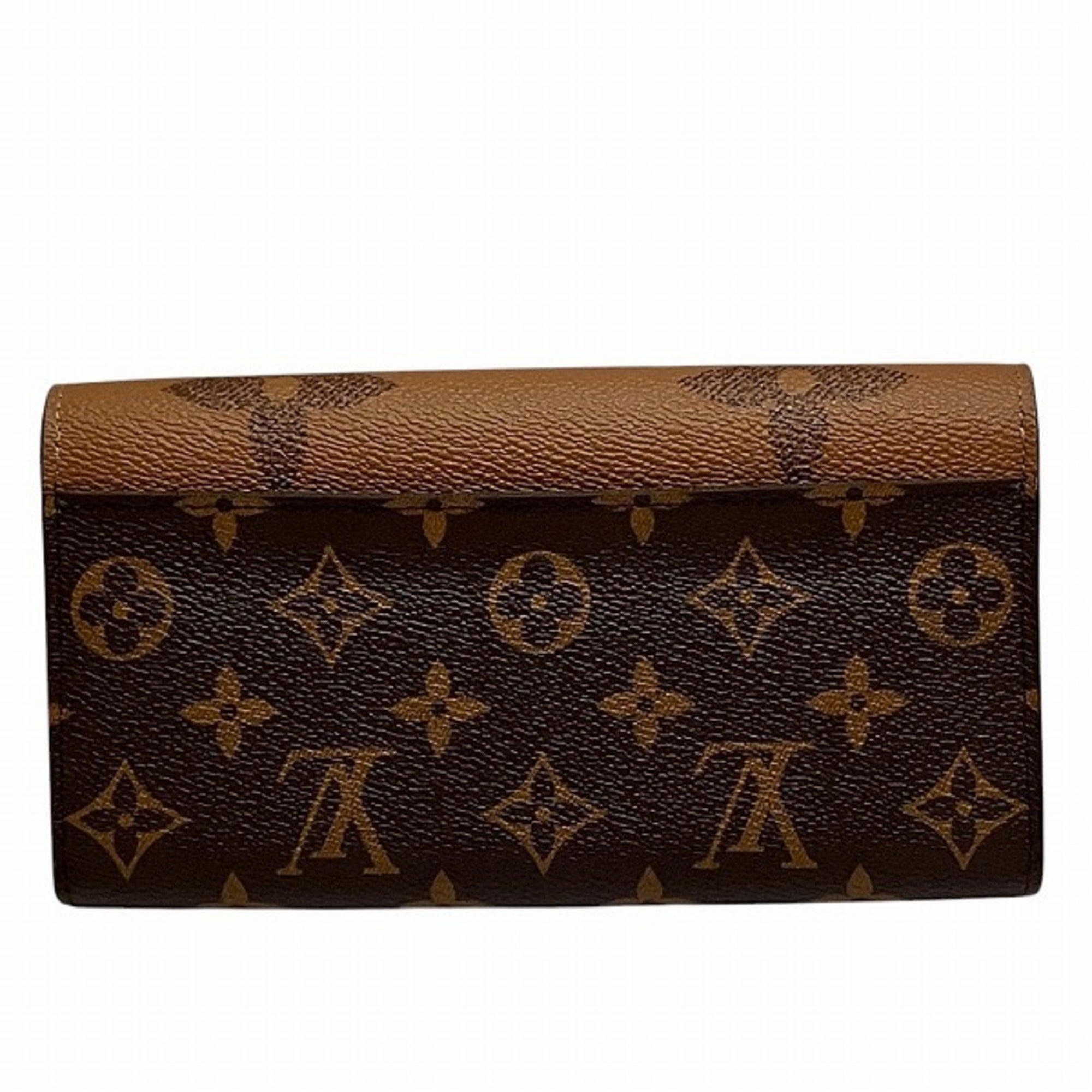 Louis Vuitton Brown Monogram Monogram Long Wallet (Bi-Fold) (Pre-Owned)