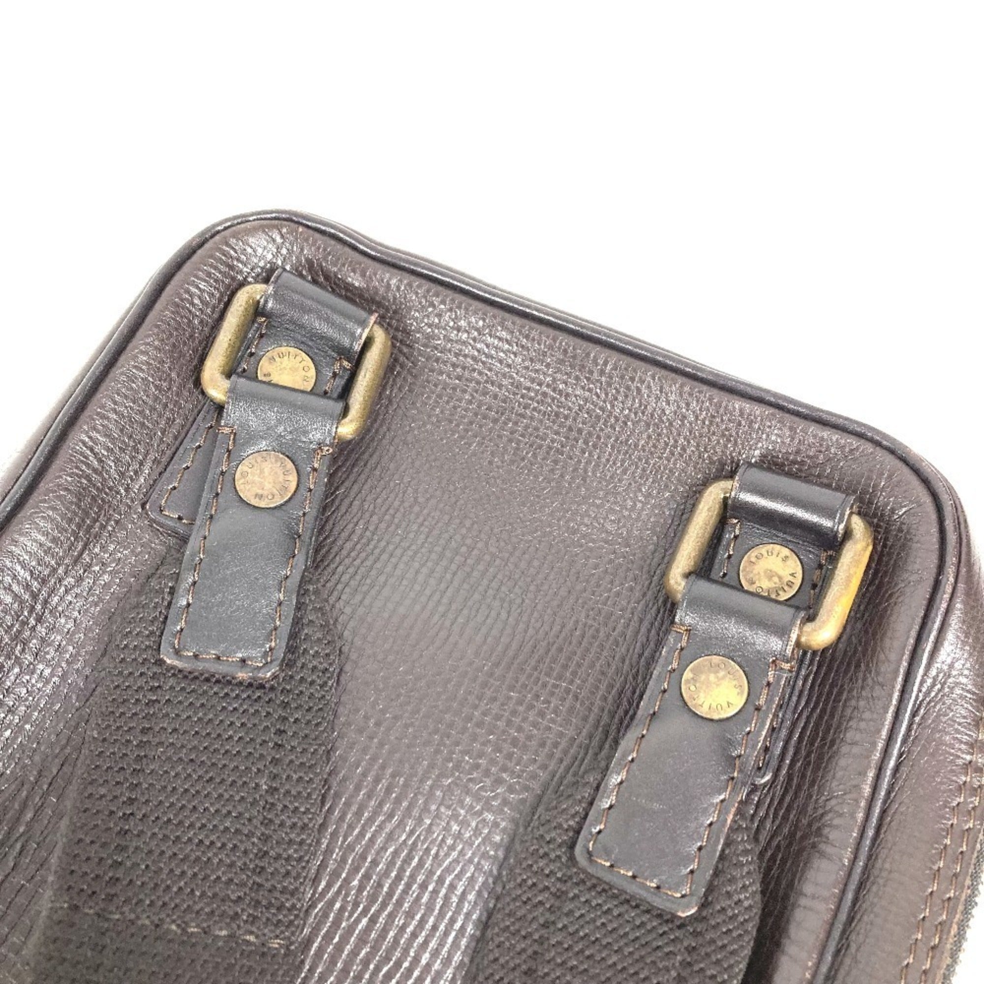 Louis Vuitton Brown Coffee Utah Leather Leather Pochette Shoulder Bag (Pre-Owned)