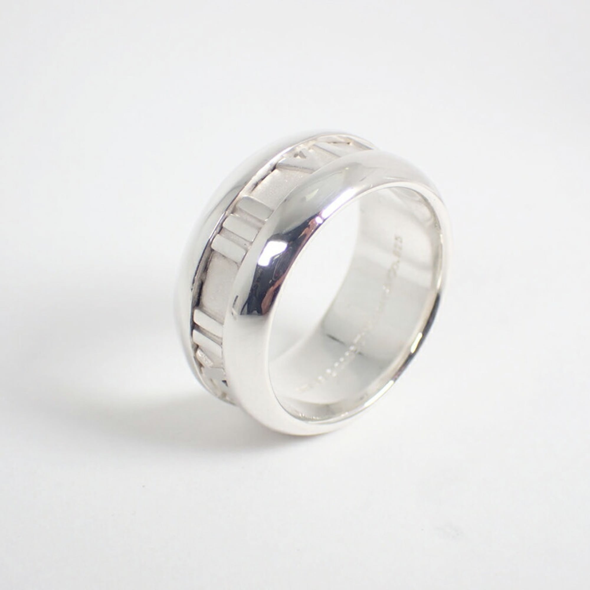 Tiffany Silver Sterling Silver 925 Band Ring (Pre-Owned)