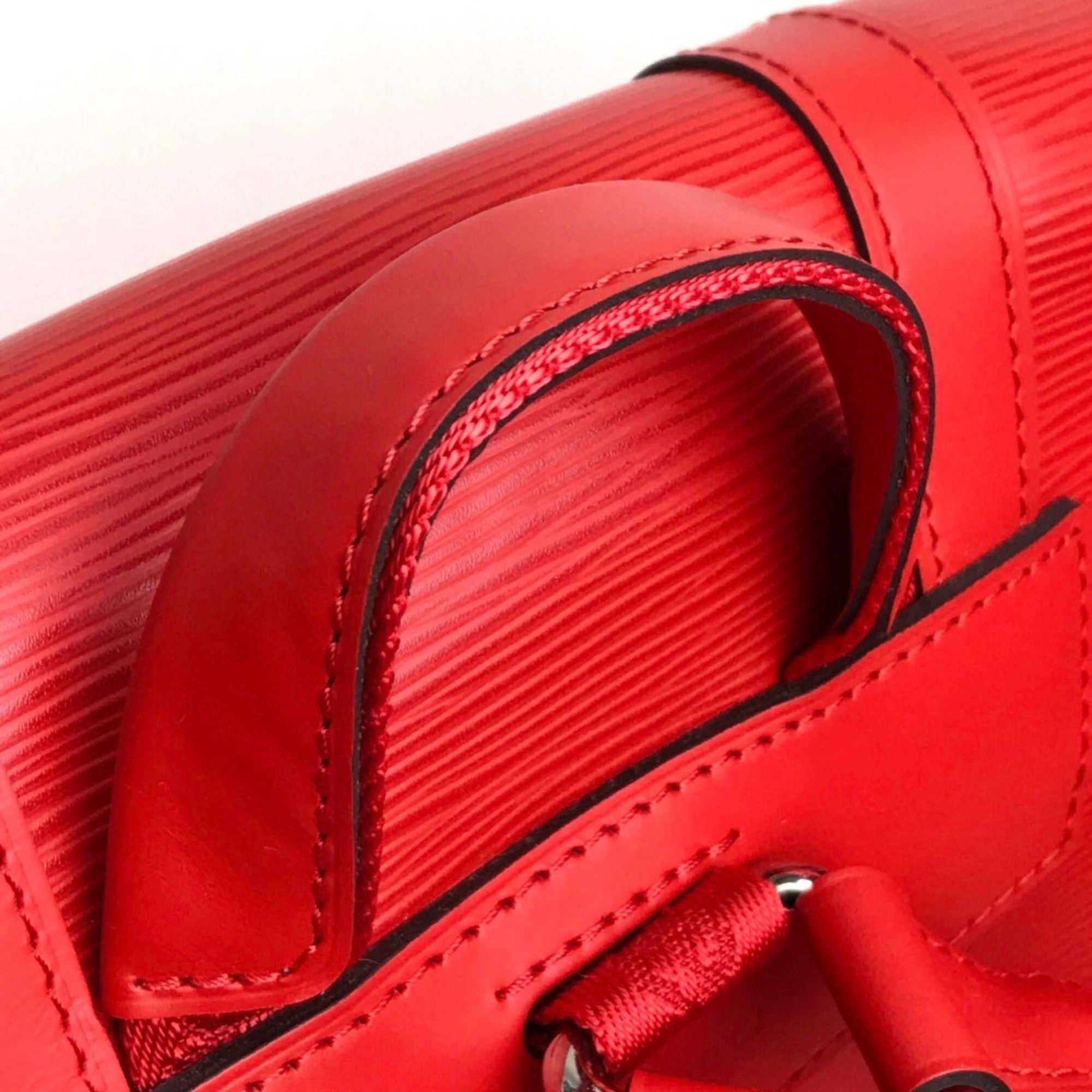 Louis Vuitton Red Color Epi Leather Backpack (Pre-Owned)