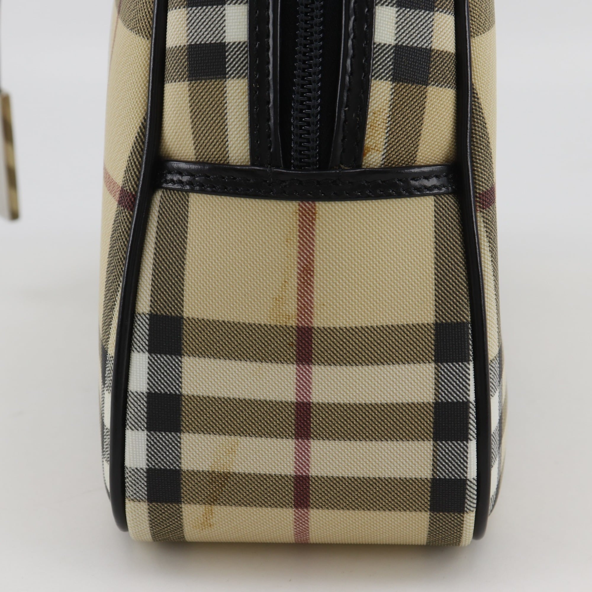 Burberry Beige Pvc Handbag (Pre-Owned)