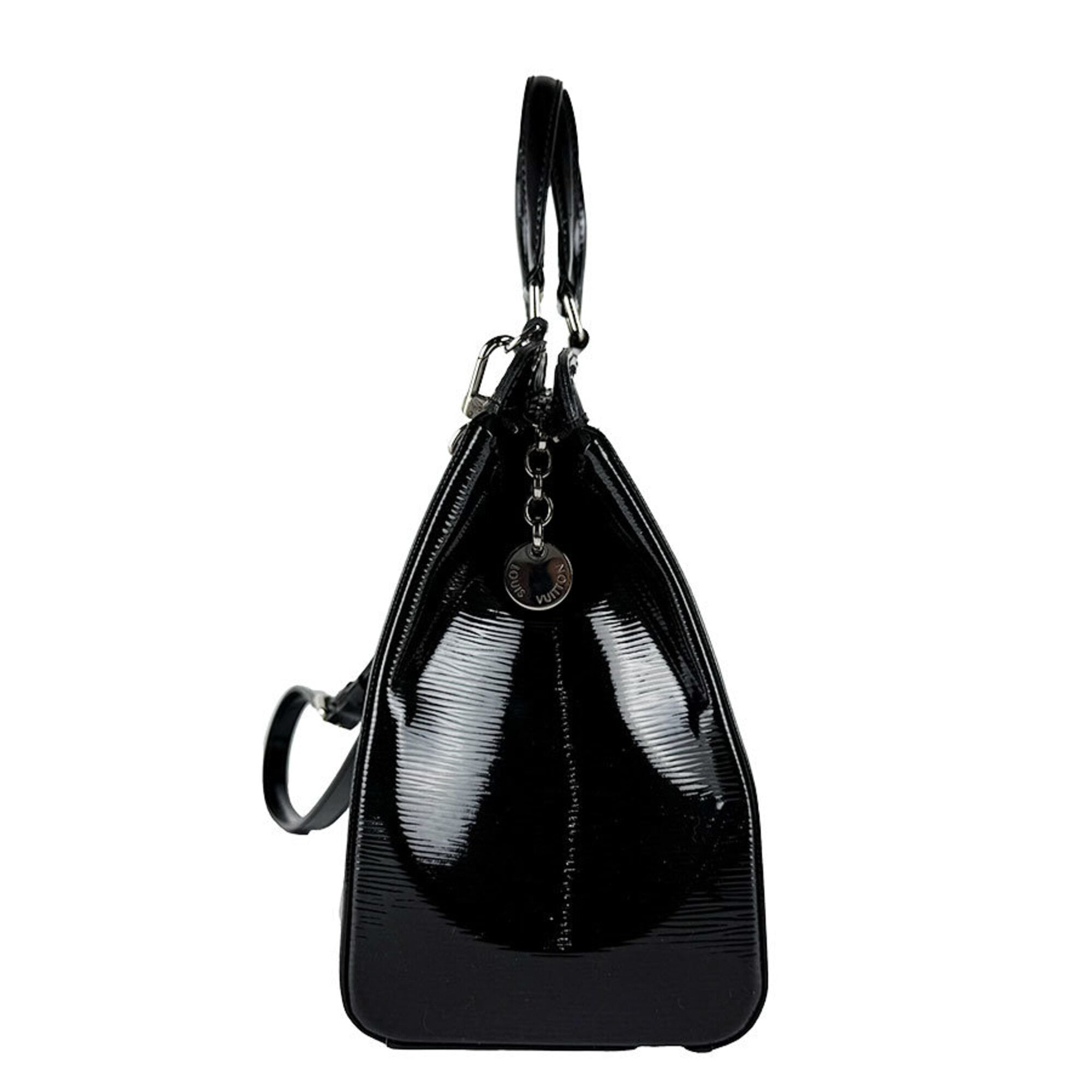 Louis Vuitton Noir Handbag Shoulder Bag (Pre-Owned)