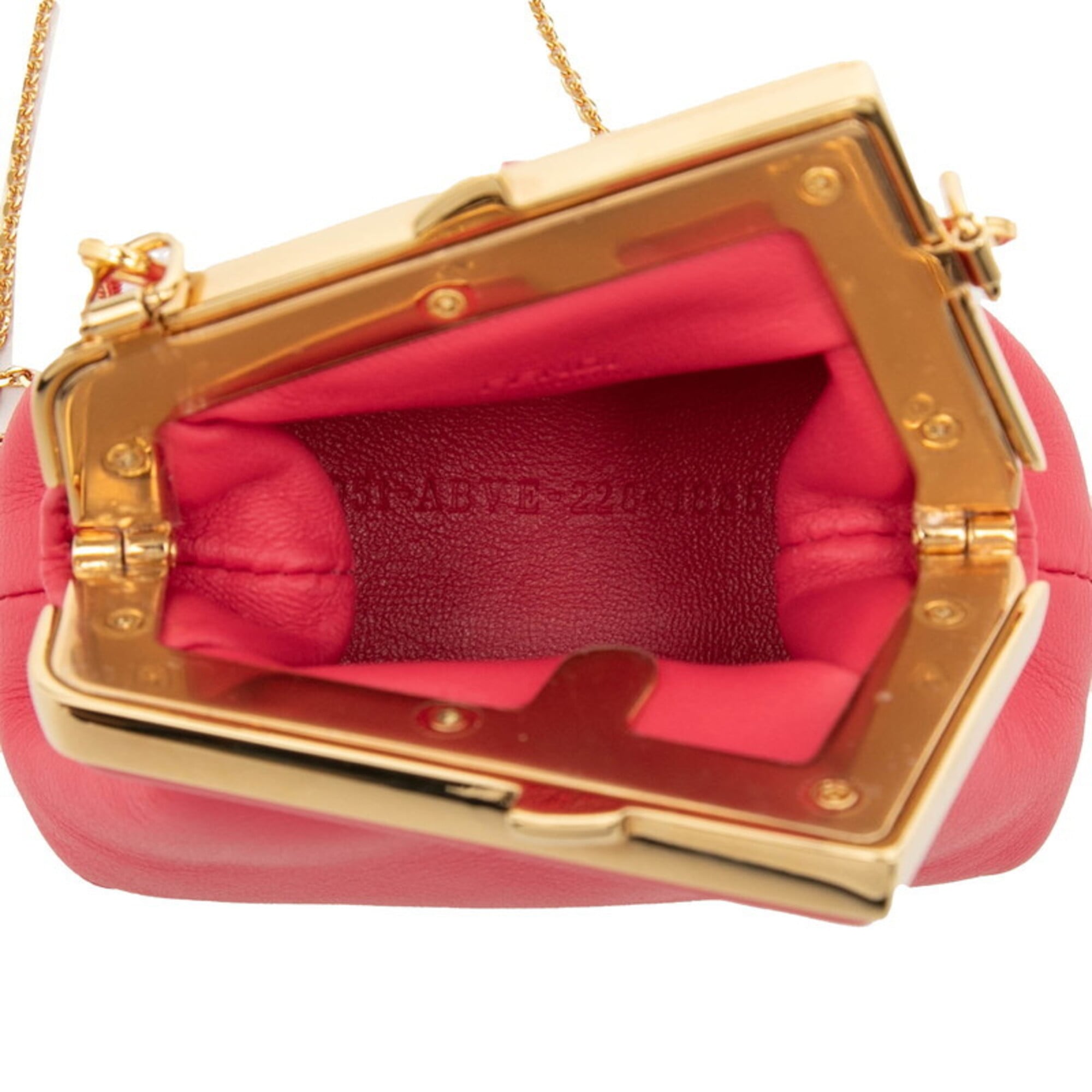 Fendi Pink Leather Shoulder Bag (Pre-Owned)