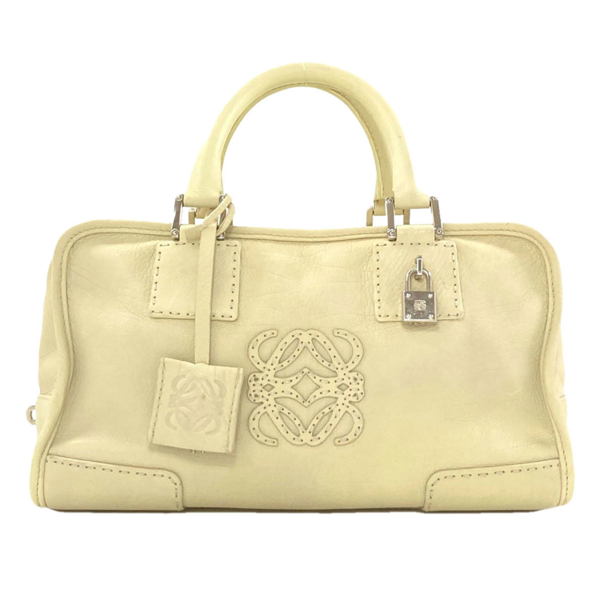 Loewe Yellow Leather Handbag (Pre-Owned)
