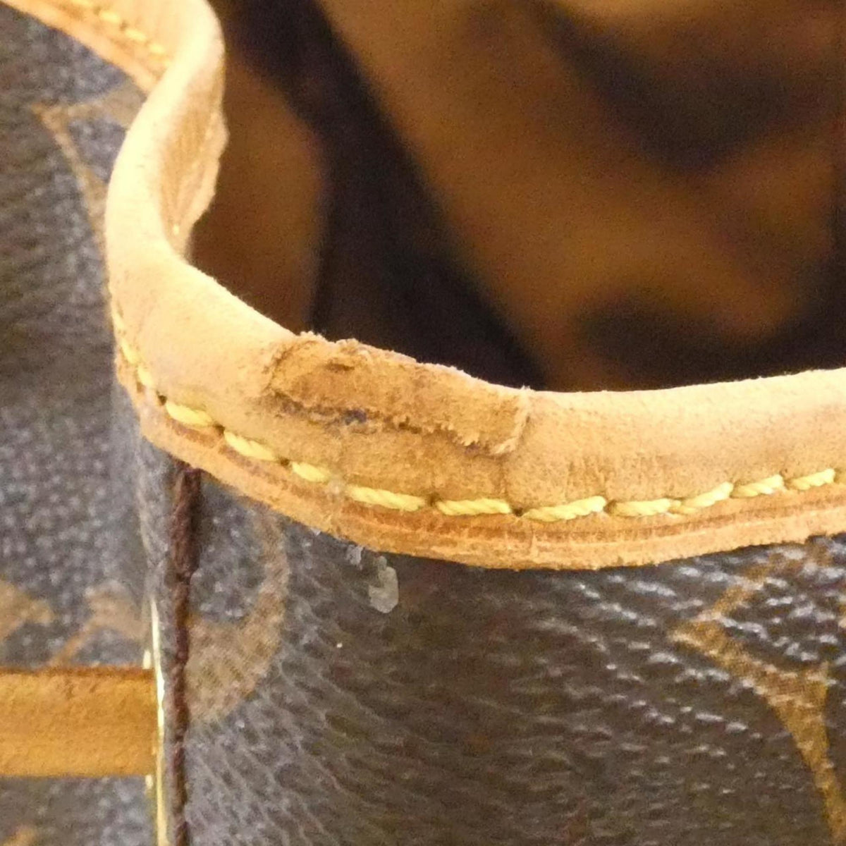 Louis Vuitton Monogram Marron Coated Canvas Backpack (Pre-Owned)