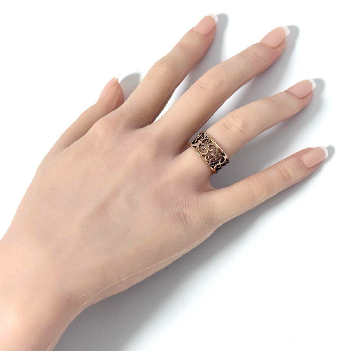 Tiffany Metal Band Ring (Pre-Owned)