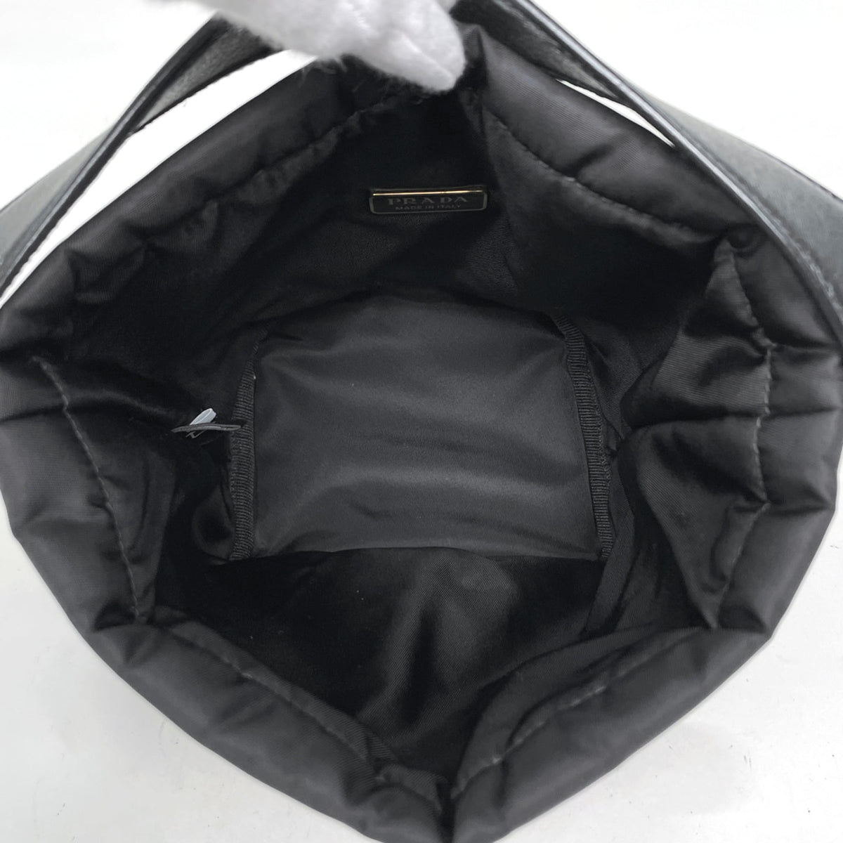 Prada Black Nylon Handbag (Pre-Owned)