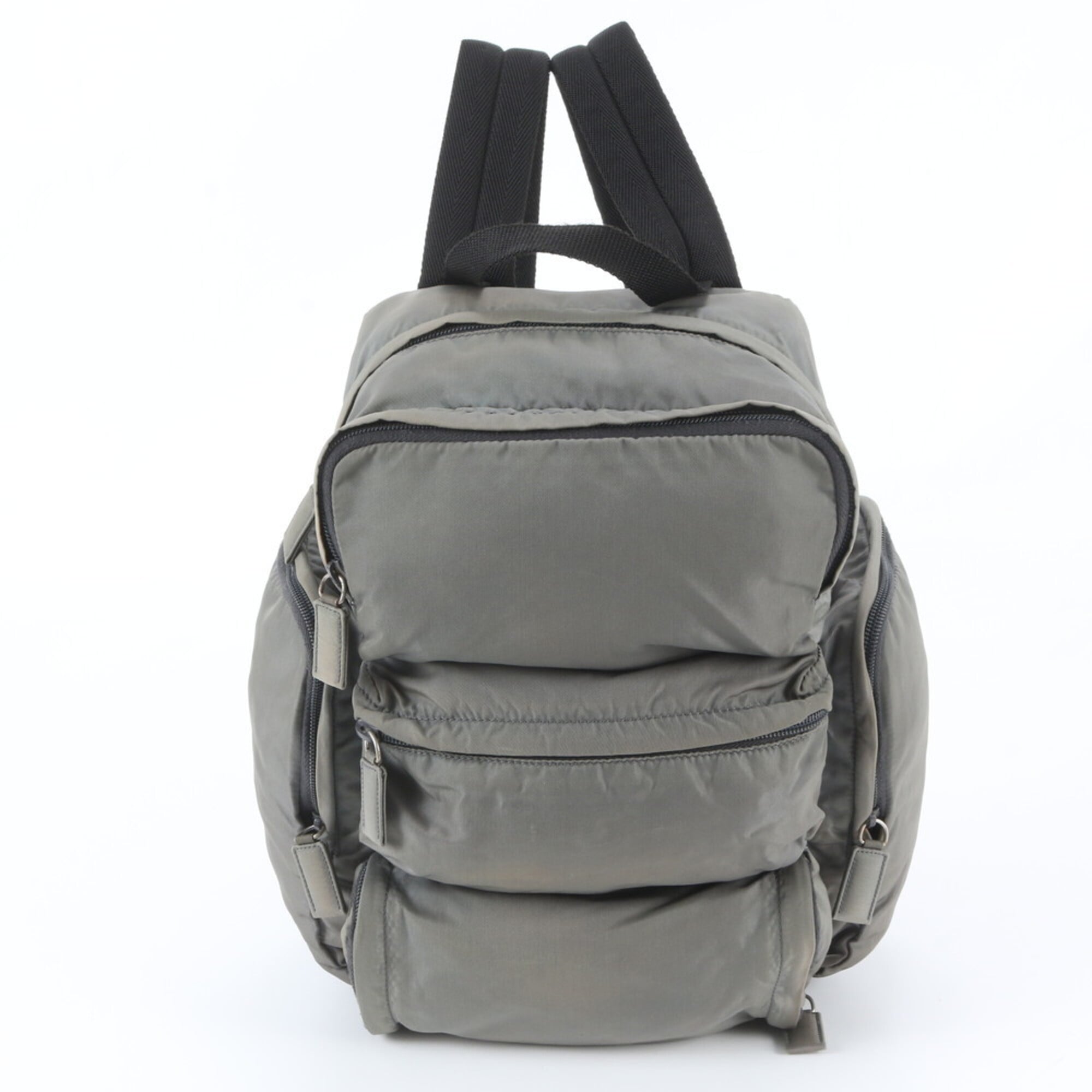 Prada Green Khaki Shoulder Bag (Pre-Owned)