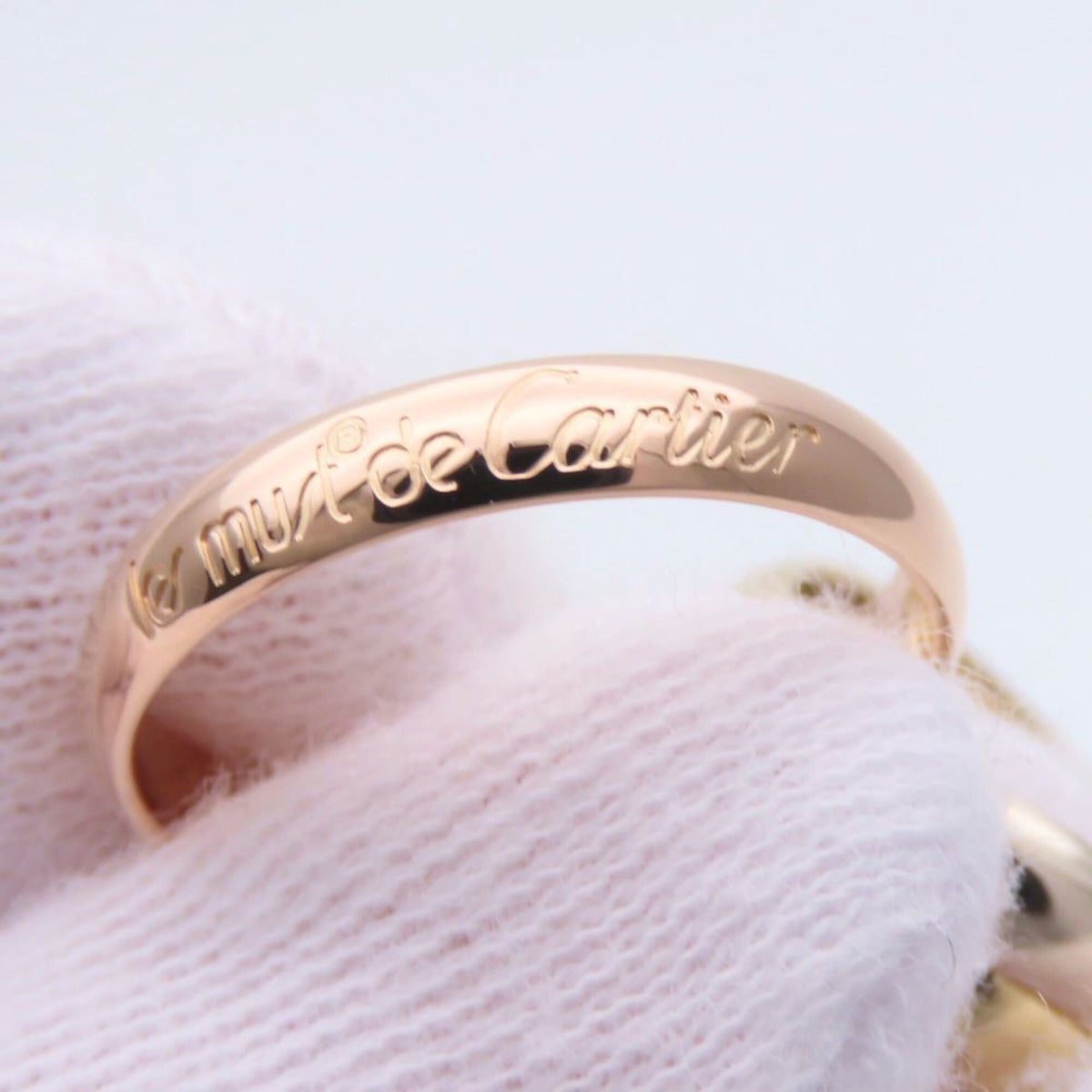Cartier Gold Silver Pink Gold Yellow Gold (18K) Pink Gold (18K) White Gold (18K) Band Ring (Pre-Owned)