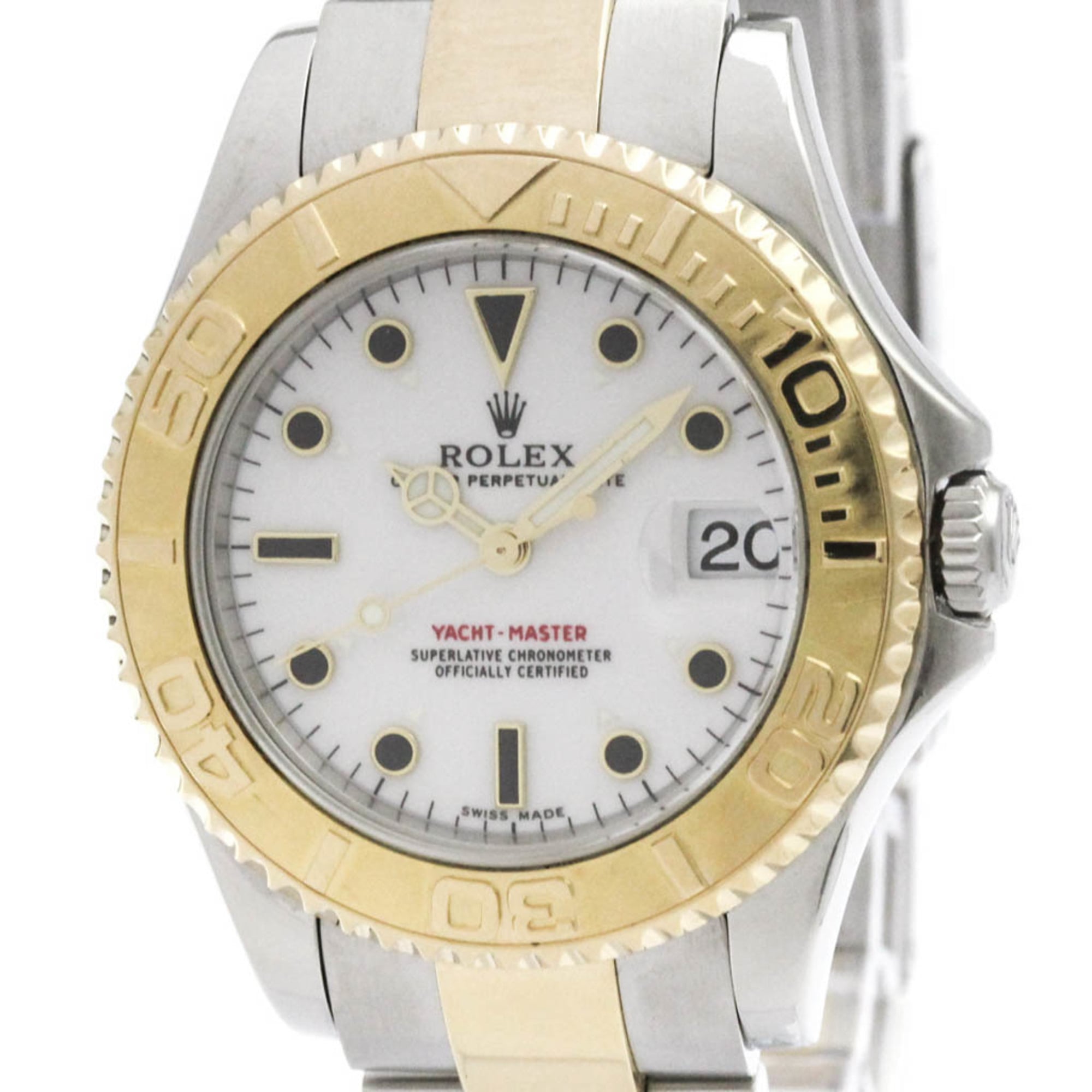 Rolex Oyster Perpetual Yacht-Master Automatic Watch Stainless Steel And Yellow Gold Watch (Pre-Owned)