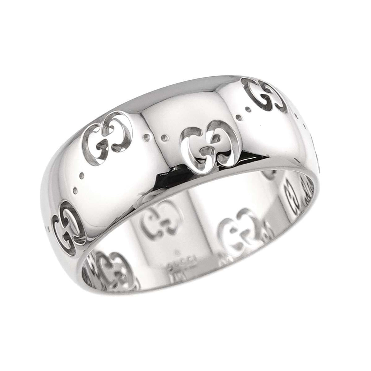 Gucci White Gold (18K) Band Ring (Pre-Owned)