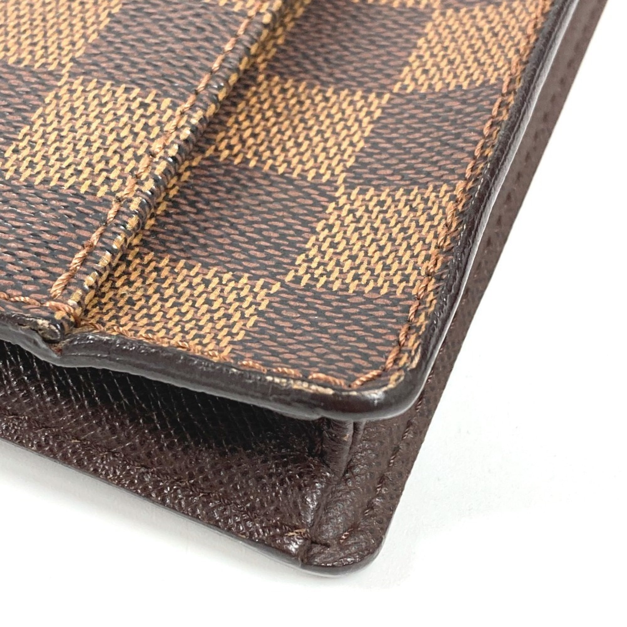 Louis Vuitton Brown Damier Canvas Ebene Damier Canvas Pochette Shoulder Bag (Pre-Owned)