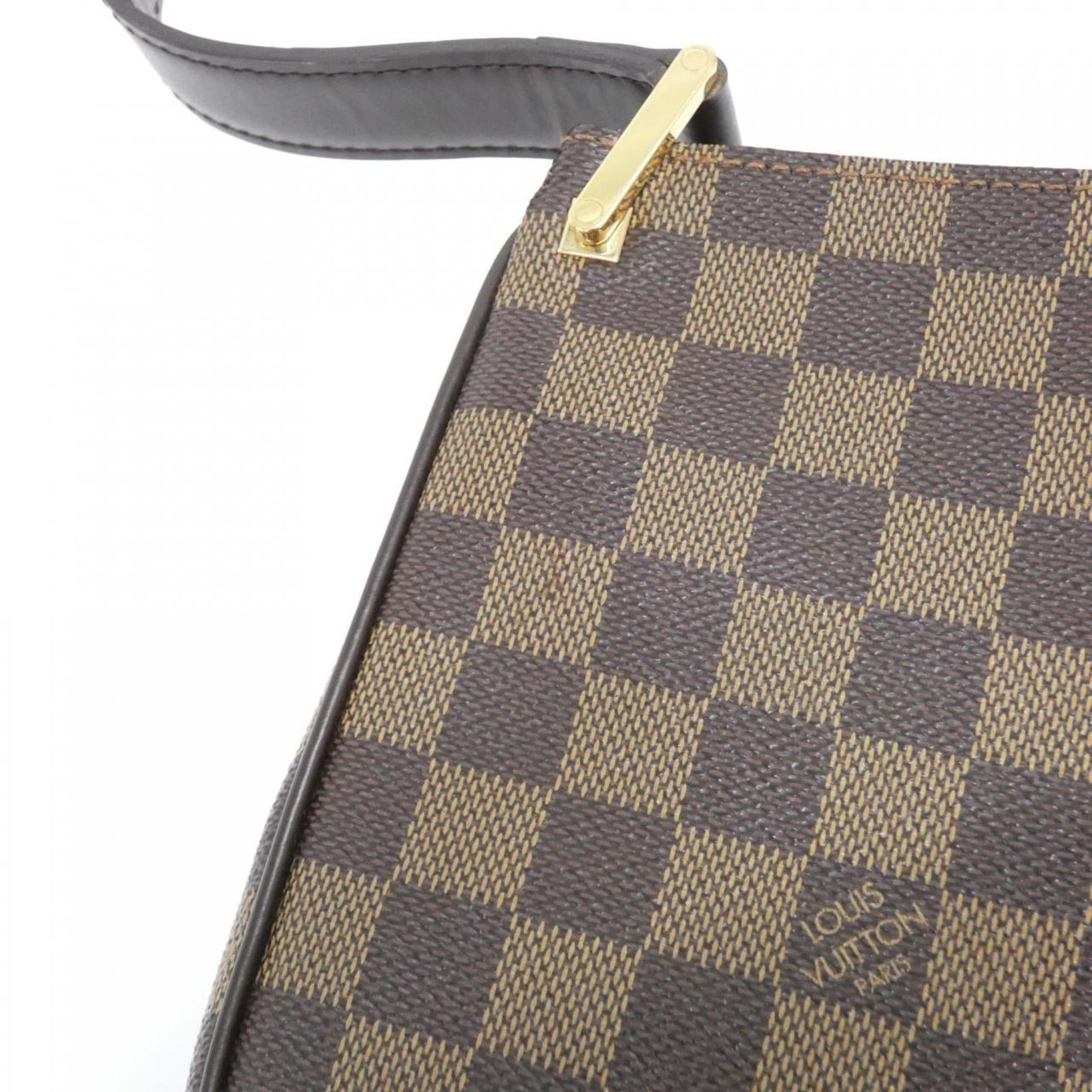 Louis Vuitton Brown Coated Canvas Shoulder Bag (Pre-Owned)