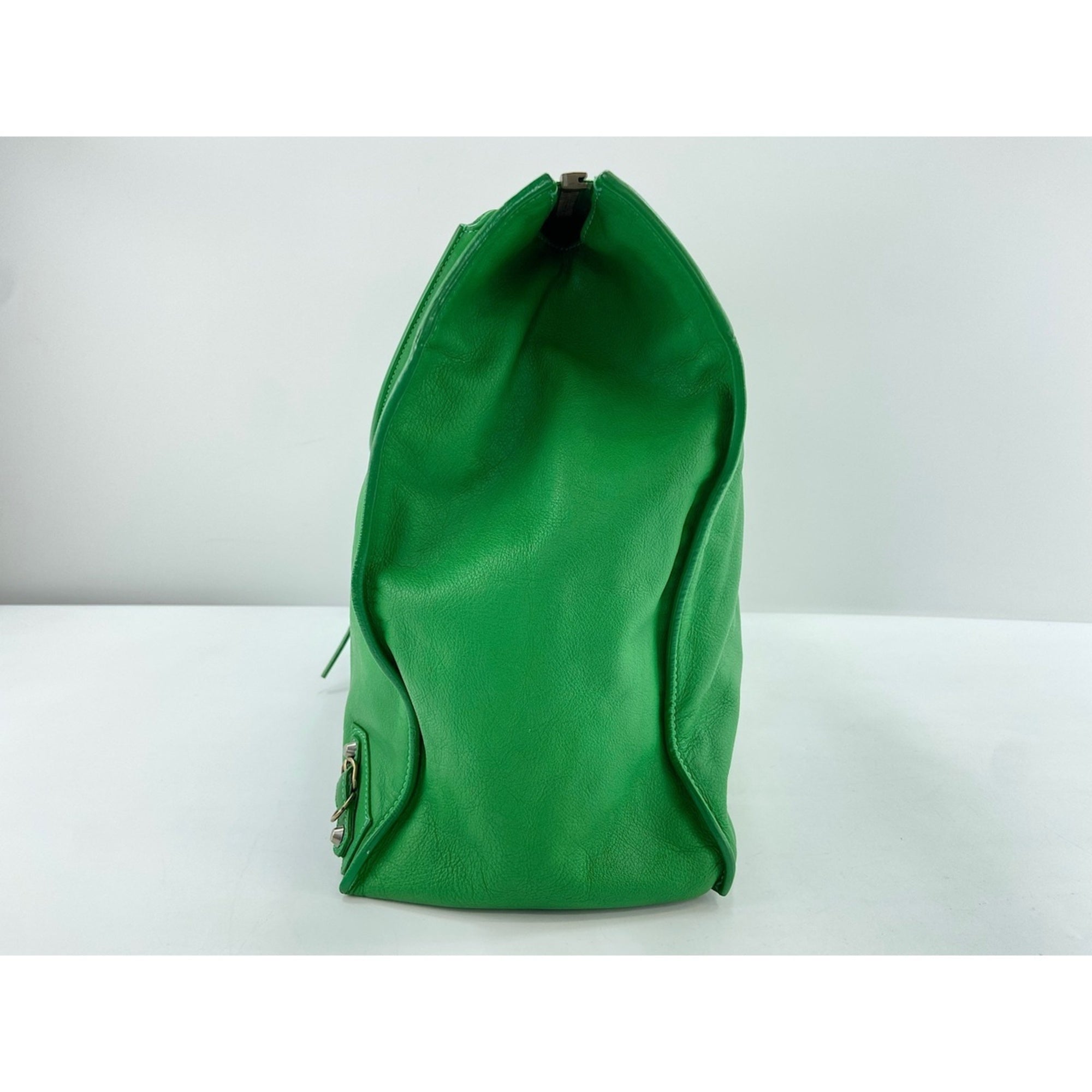 Balenciaga Green Paper Shoulder Bag (Pre-Owned)