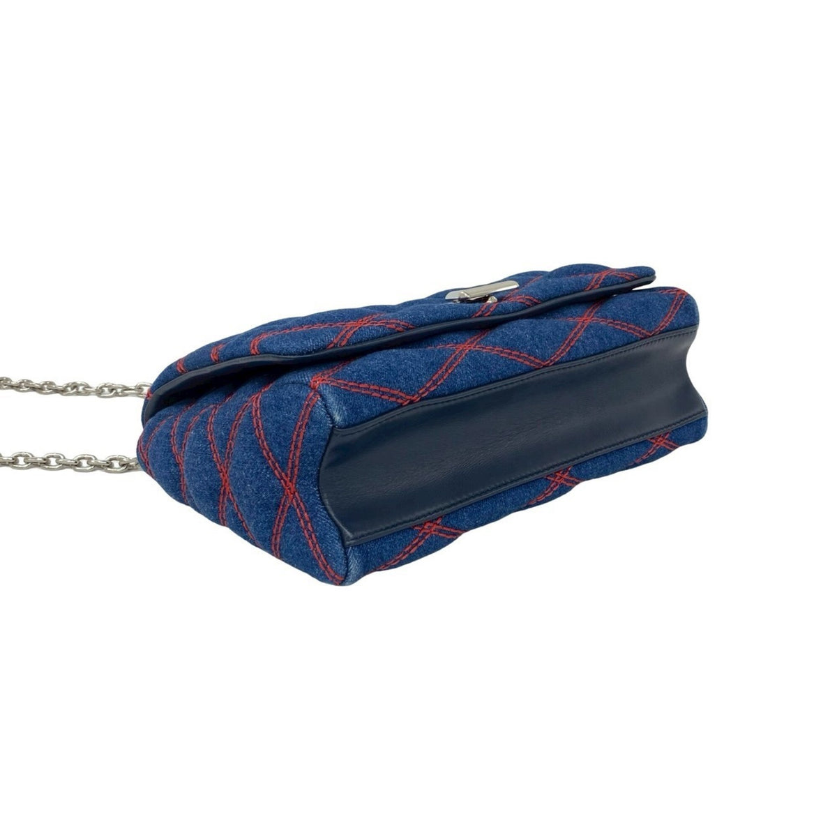 Louis Vuitton Blue Denim Shoulder Bag (Pre-Owned)
