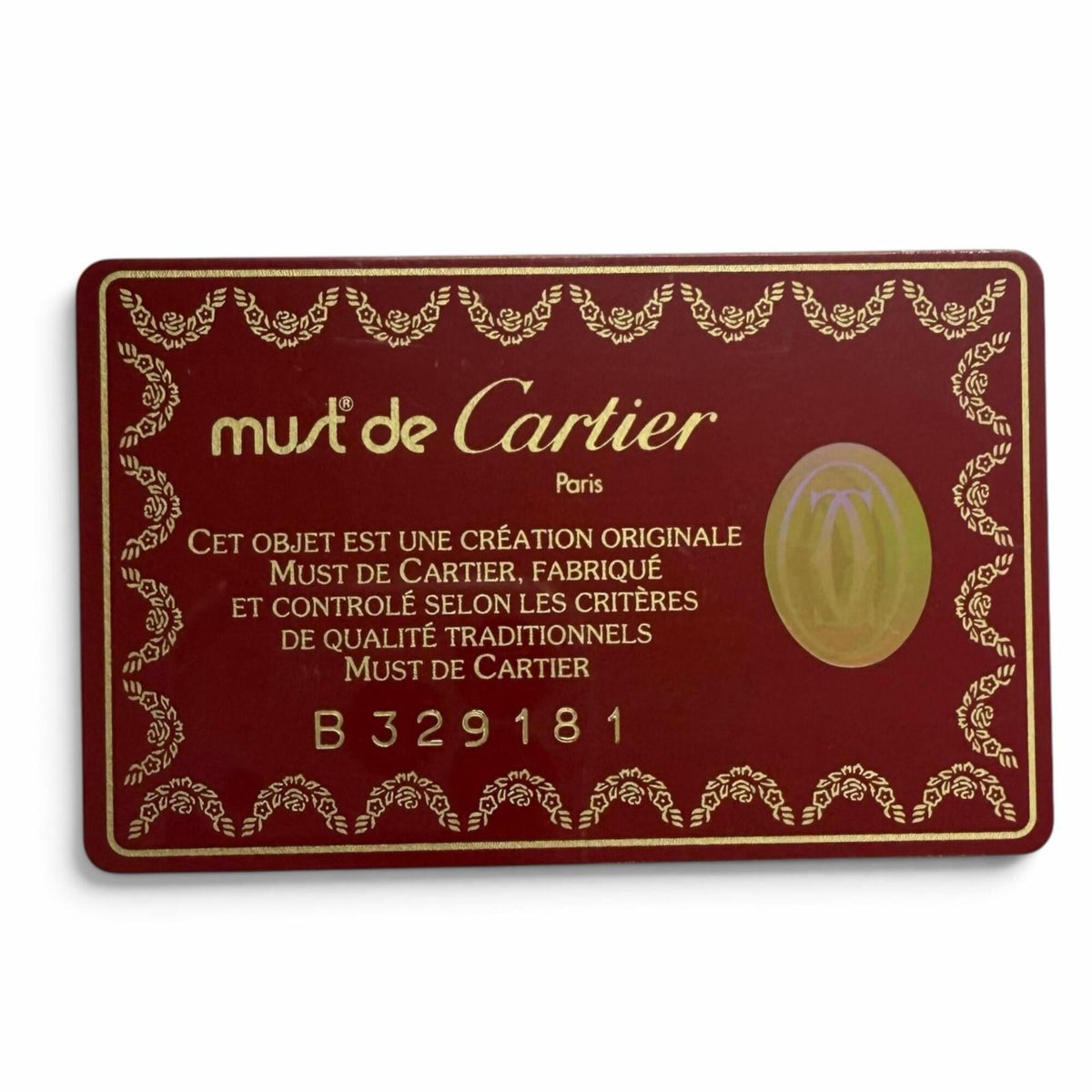 Cartier Bordeaux Leather Briefcase (Pre-Owned)