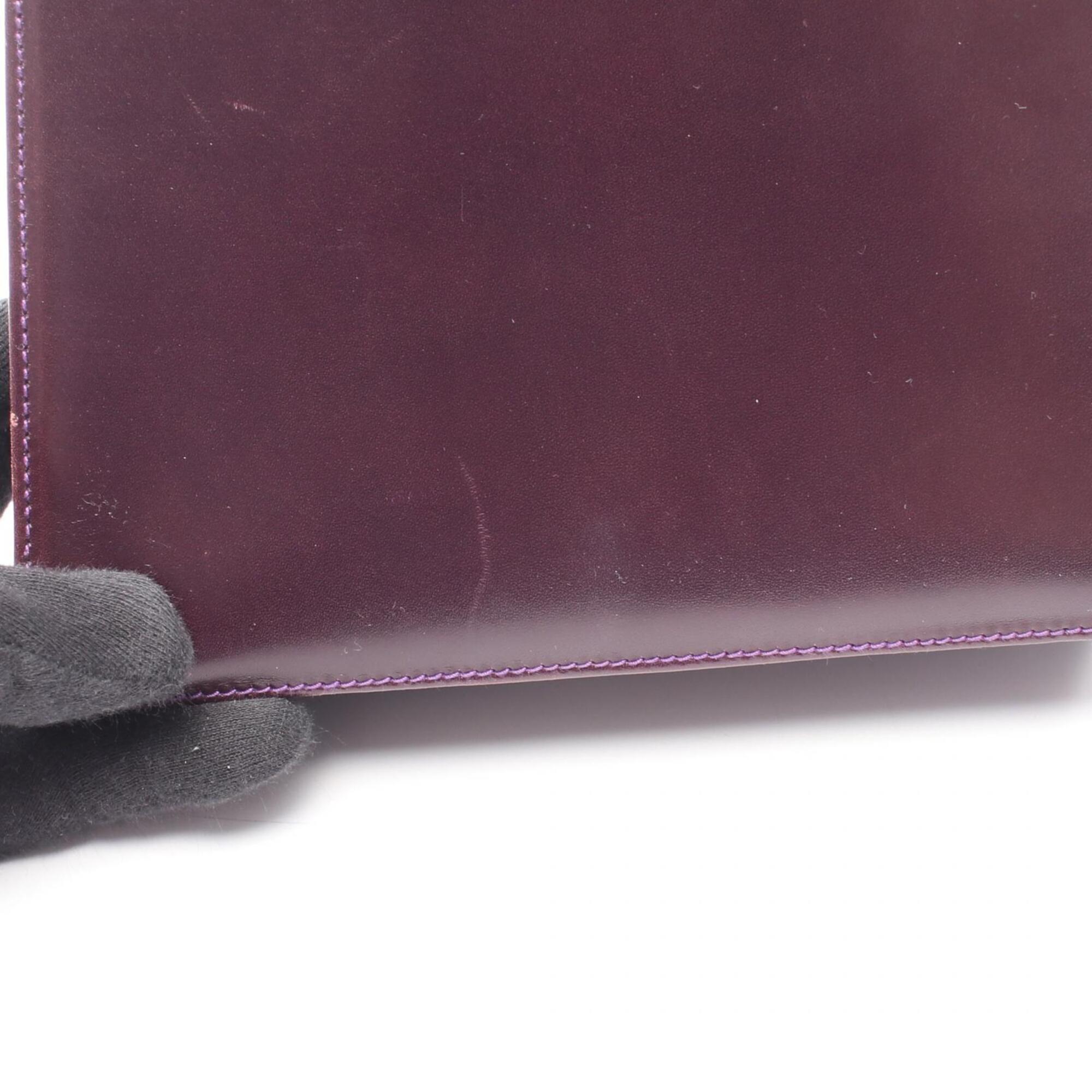 Salvatore Ferragamo Purple Leather Handbag (Pre-Owned)