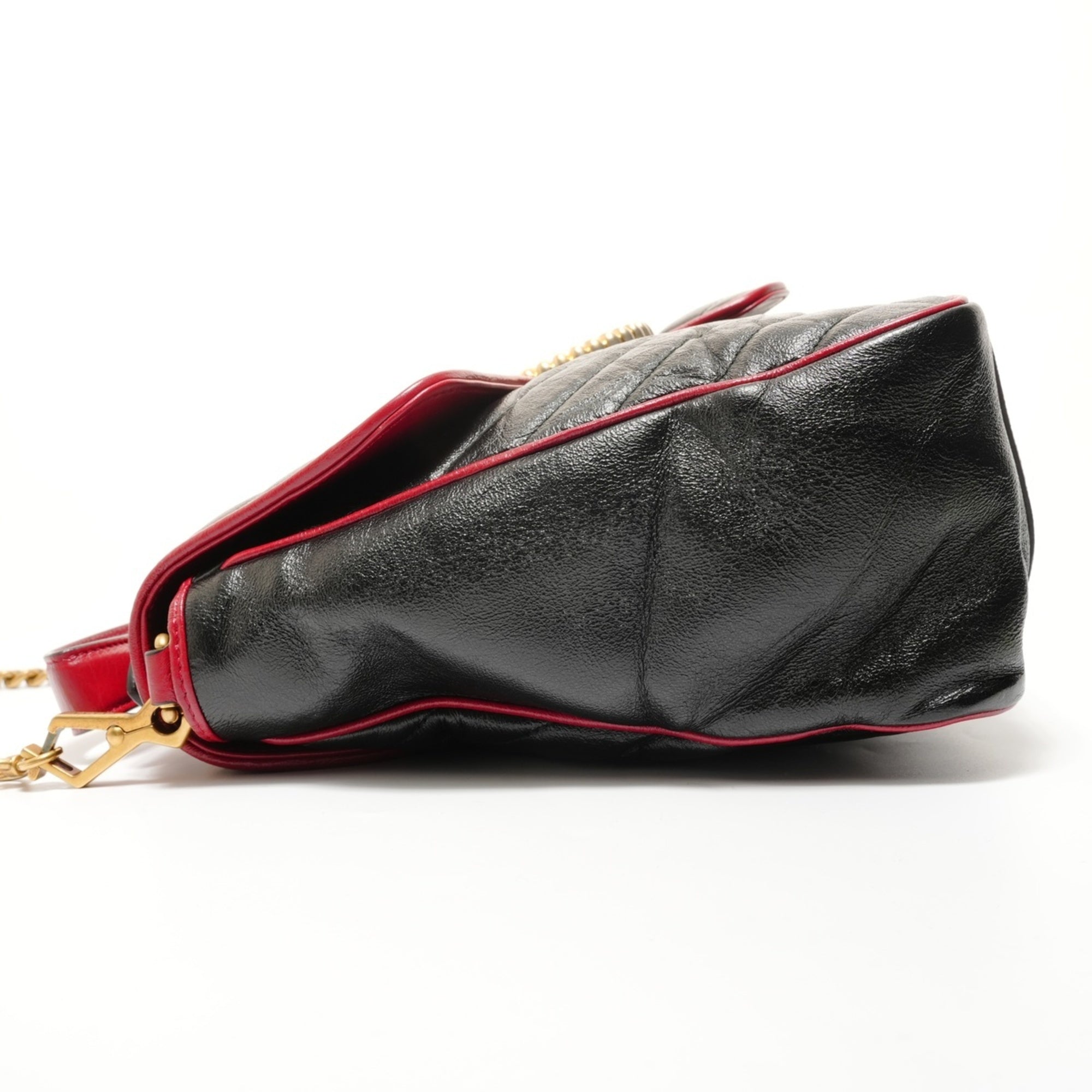 Gucci Gg Marmont Black Handbag (Pre-Owned)