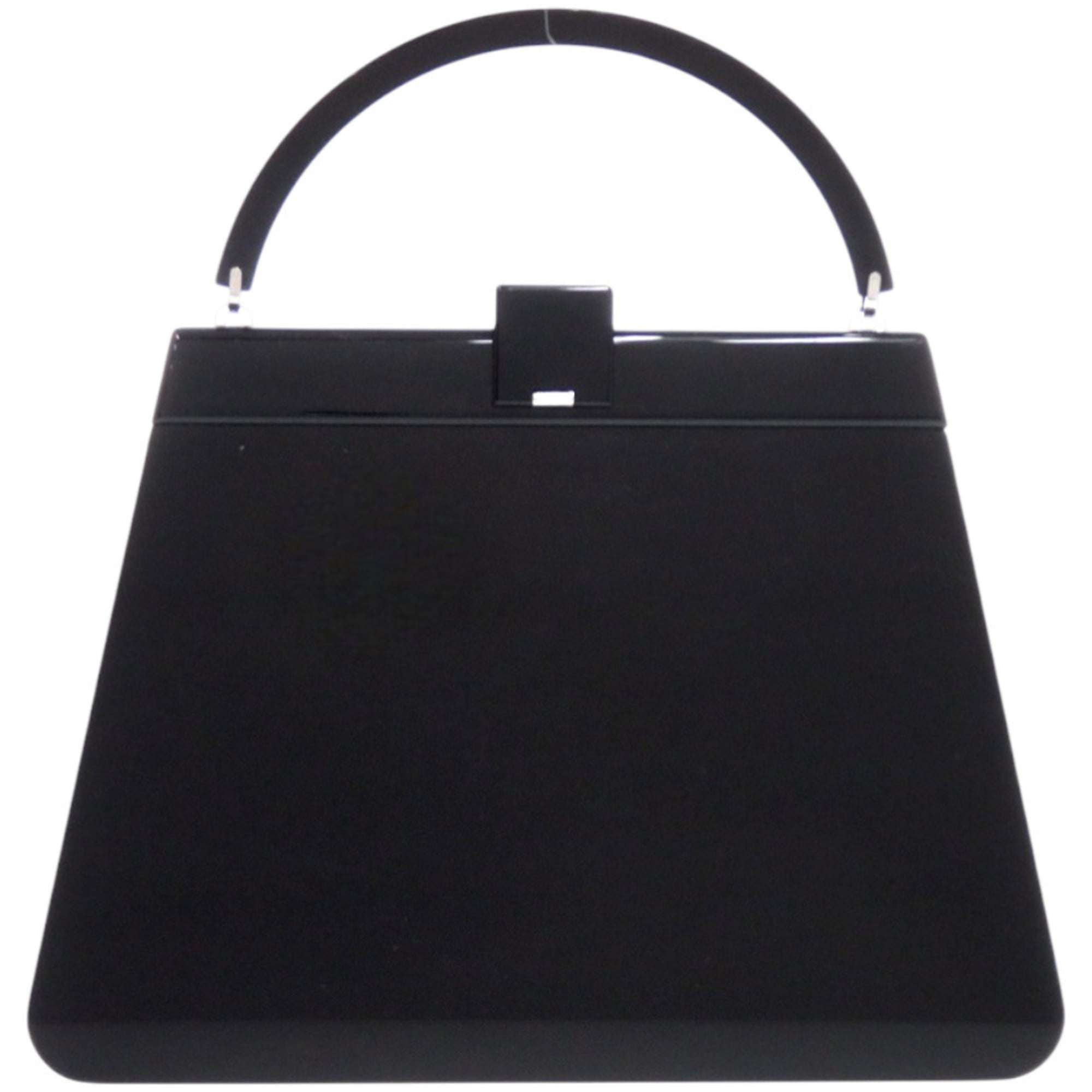 Louis Vuitton Black Plastic Leather Handbag (Pre-Owned)
