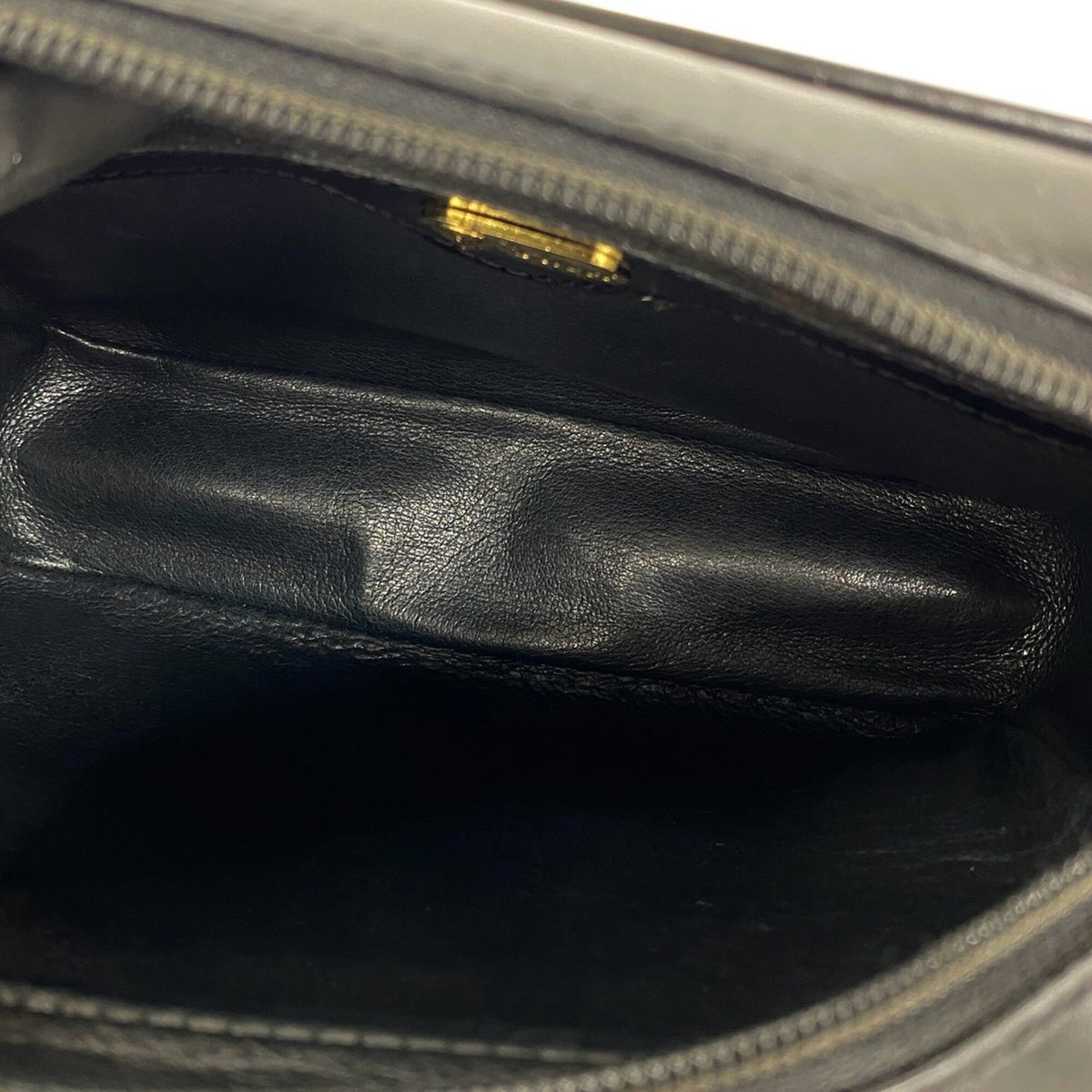 Gucci Black Leather Pochette Shoulder Bag (Pre-Owned)