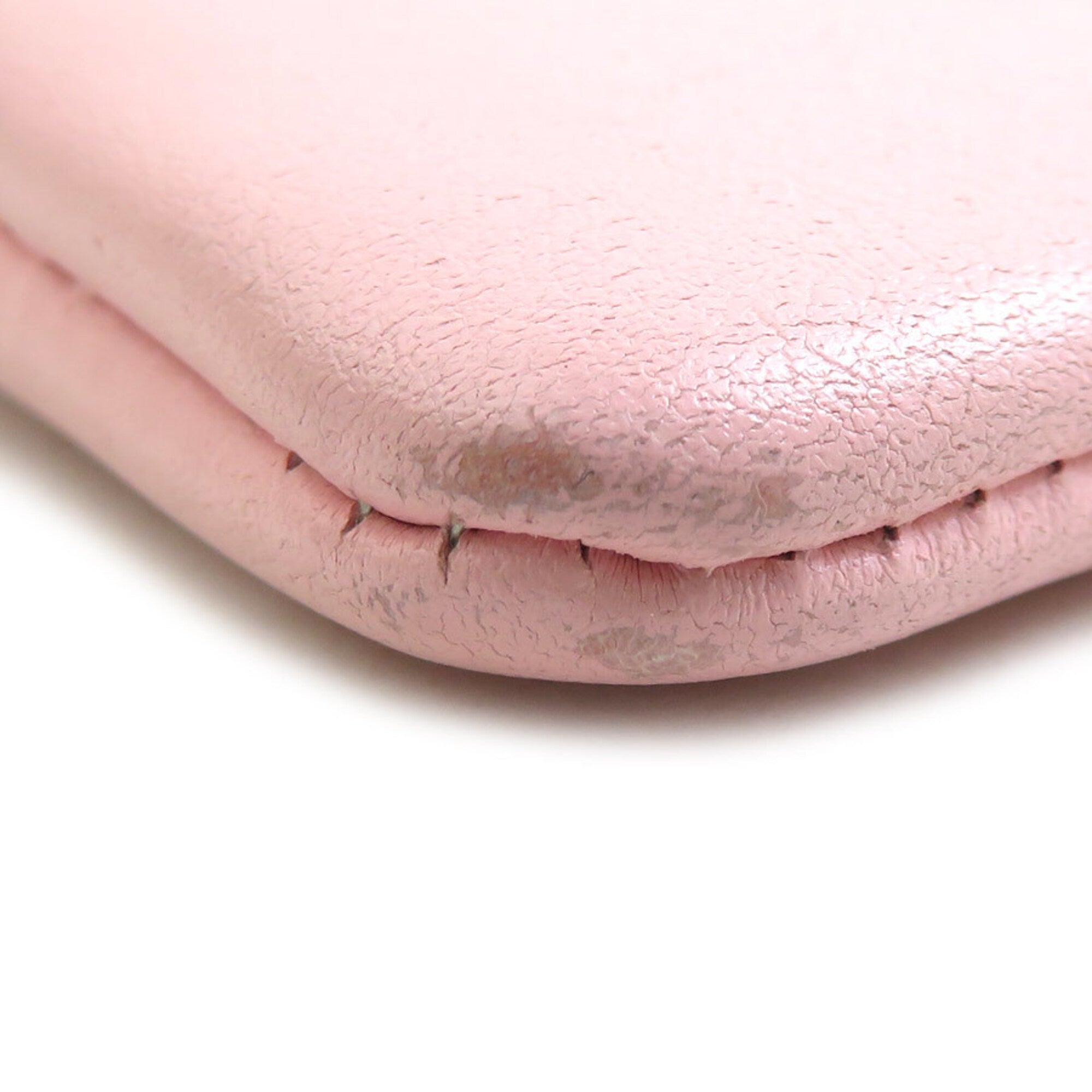 Celine Pink Leather Coin Purse/Coin Case (Pre-Owned)