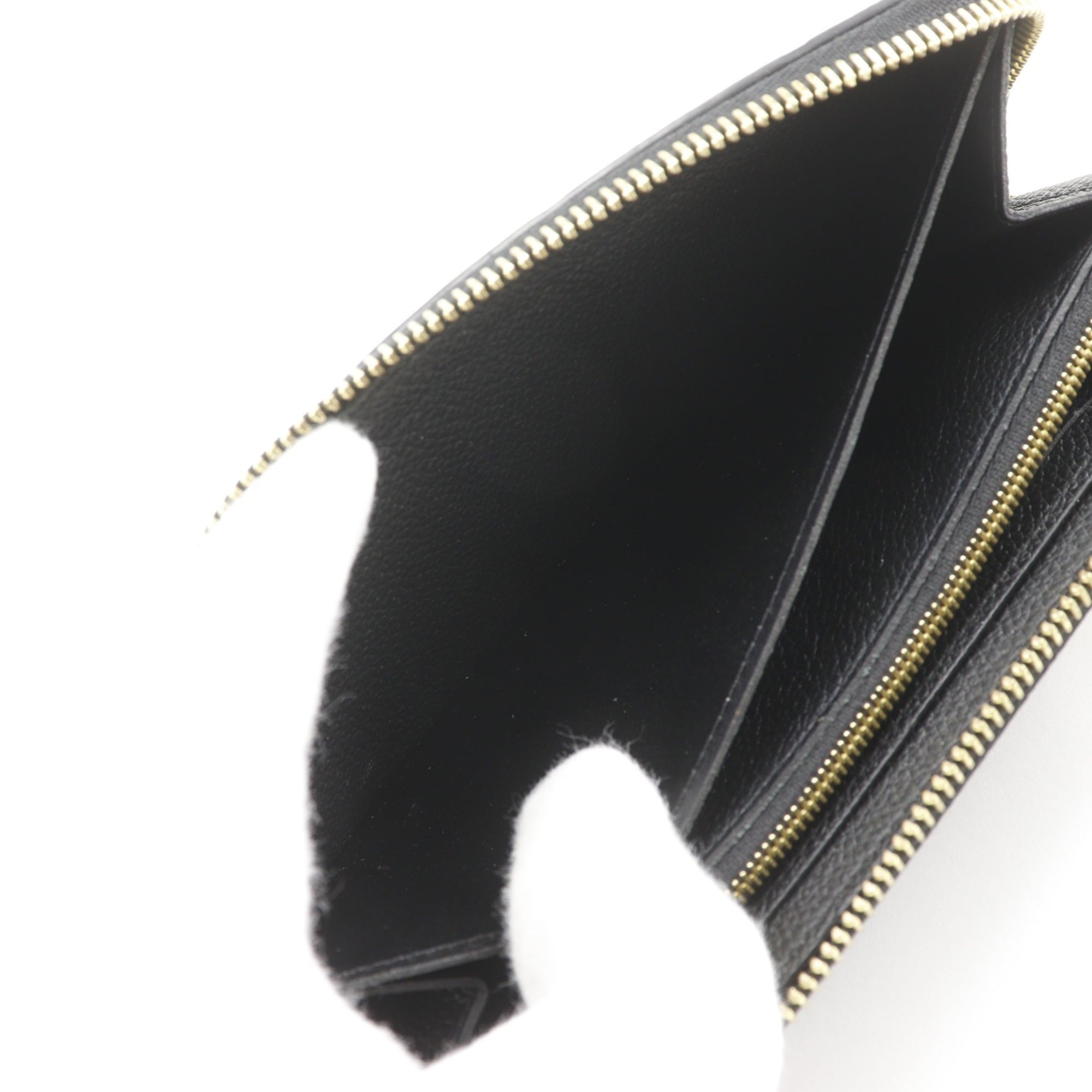 Louis Vuitton Monogram Empreinte Black Noir Monogram Empreinte Long Wallet (Bi-Fold) (Pre-Owned)