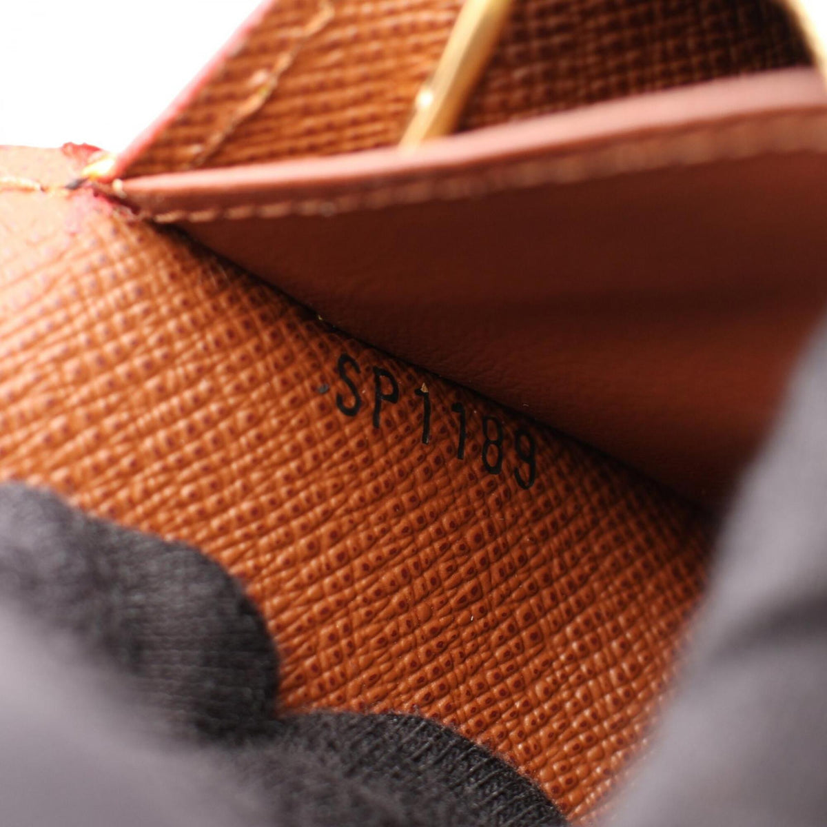 Louis Vuitton Brown Coated Canvas Leather Fanny Pack Handbag Pouch (Pre-Owned)