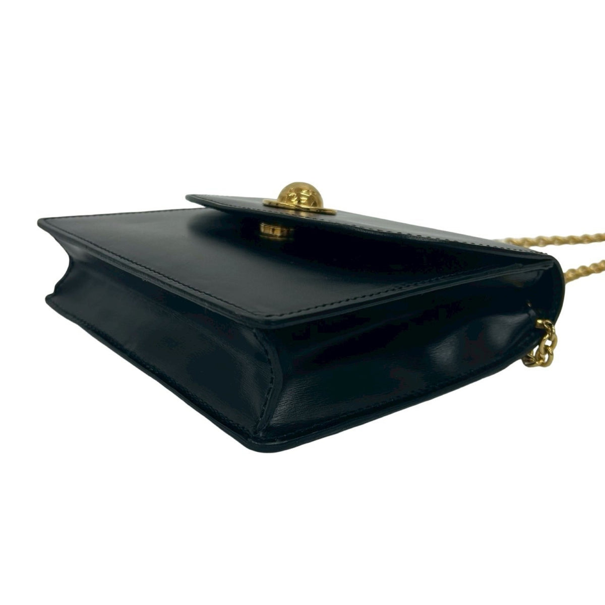 Celine Black Leather Pochette Shoulder Bag (Pre-Owned)
