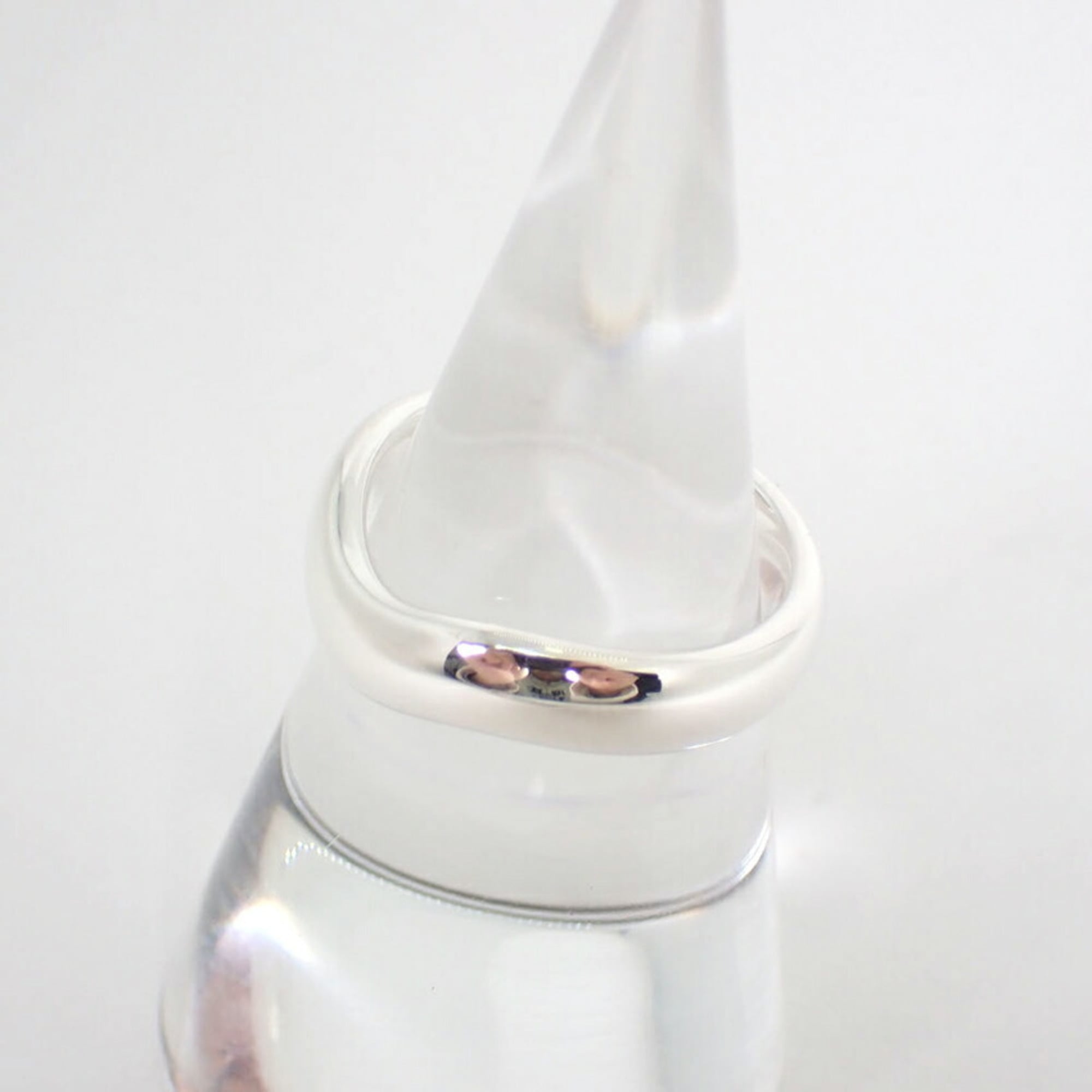 Tiffany Silver Sterling Silver 925 Band Ring (Pre-Owned)