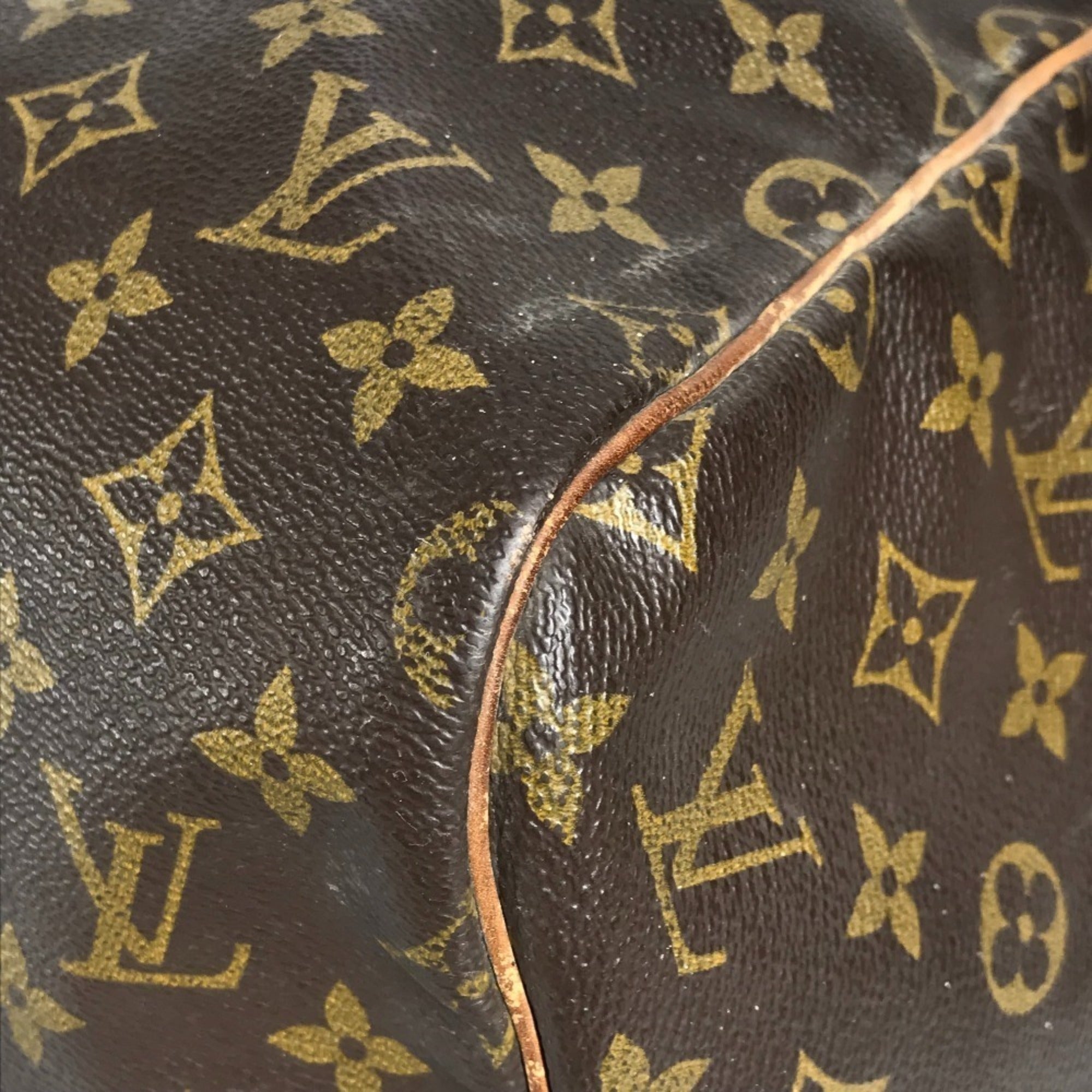 Louis Vuitton Brown Monogram Monogram Boston Bag Handbag (Pre-Owned)