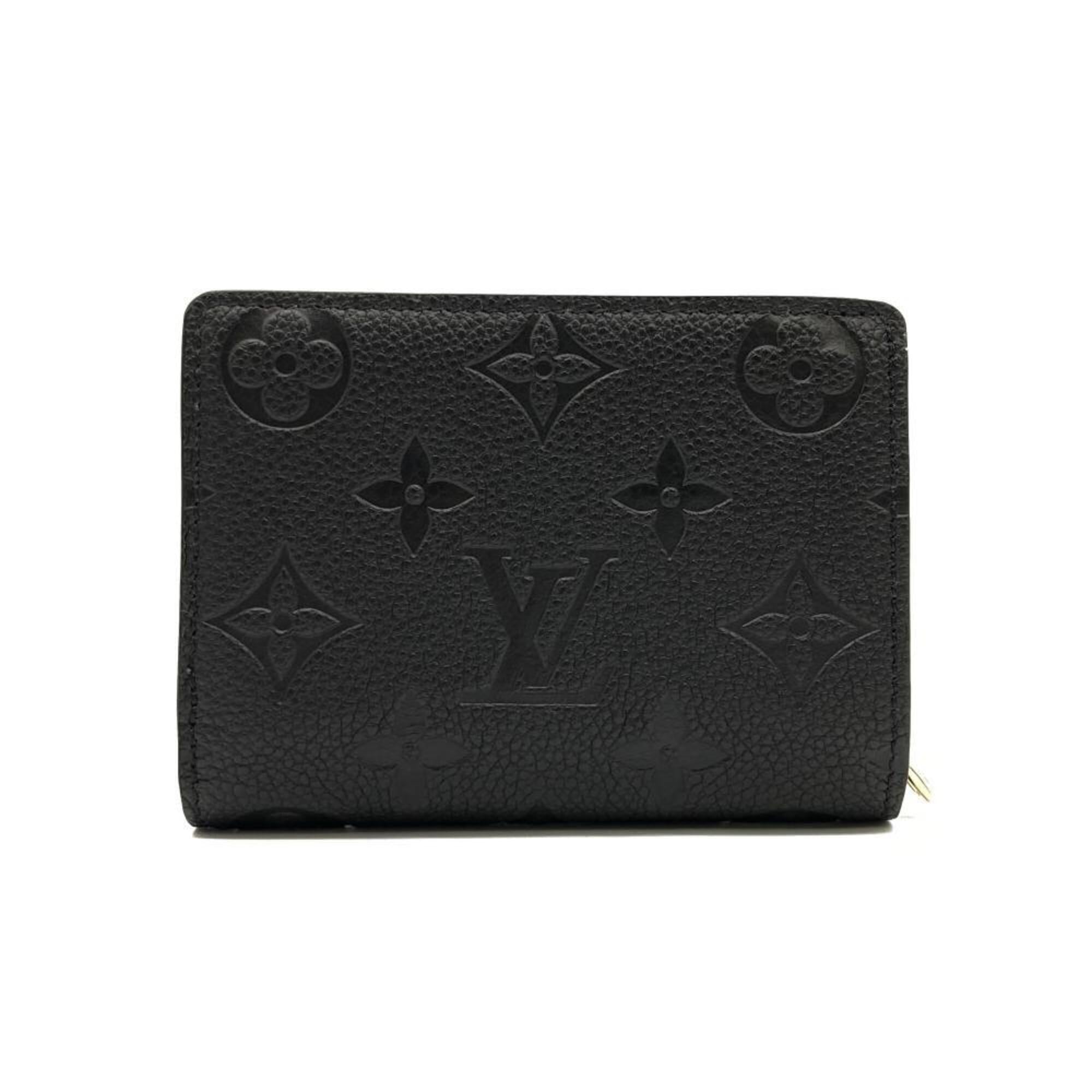 Louis Vuitton Black Monogram Noir Monogram Empreinte Wallet (Bi-Fold) (Pre-Owned)