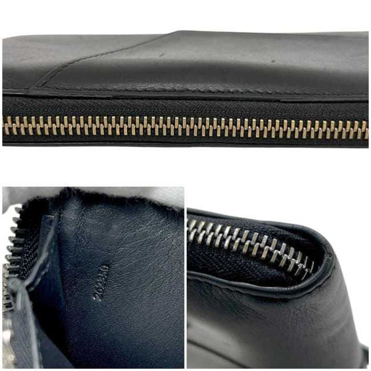 Loewe Black Leather Long Wallet (Bi-Fold) (Pre-Owned)