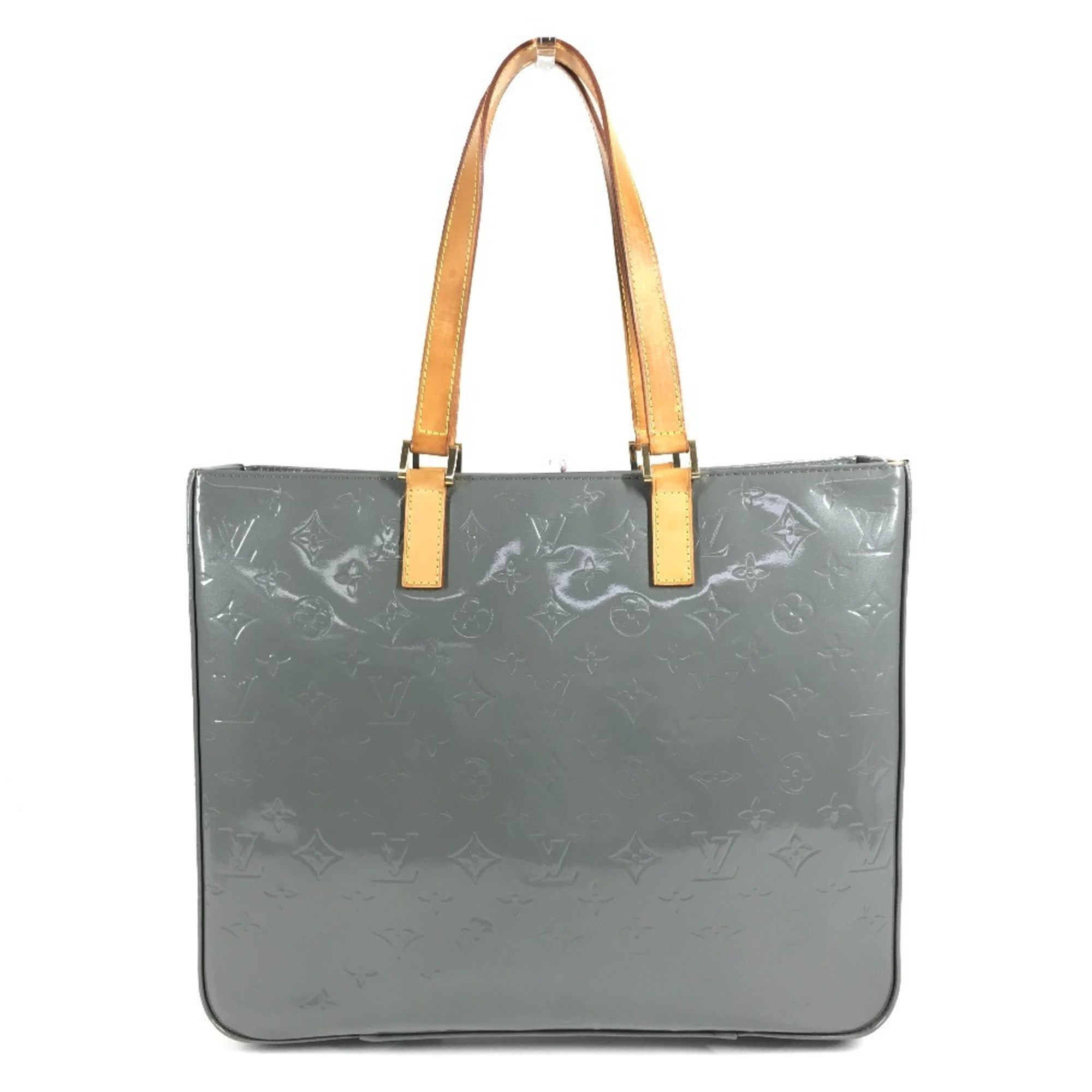 Louis Vuitton Monogram Vernis Gray Gris Monogram Vernis Shoulder Bag Tote Bag (Pre-Owned)