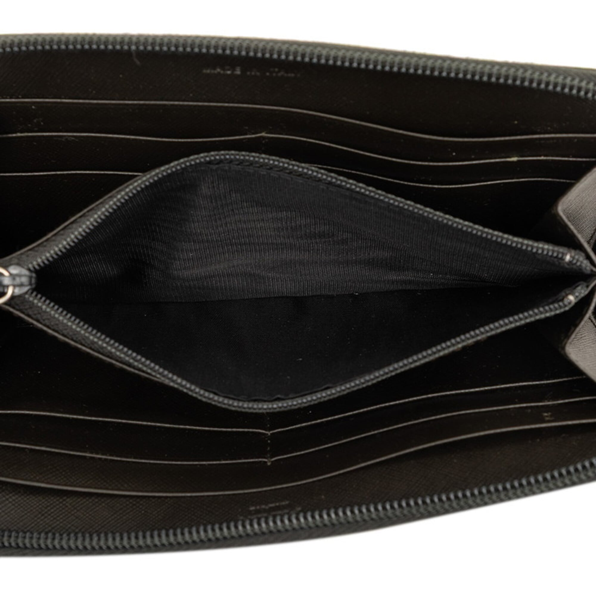 Prada Dark Green Nylon Long Wallet (Bi-Fold) (Pre-Owned)