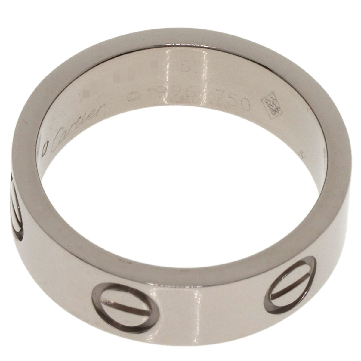 Cartier Love White Gold (18K) Band Ring (Pre-Owned)