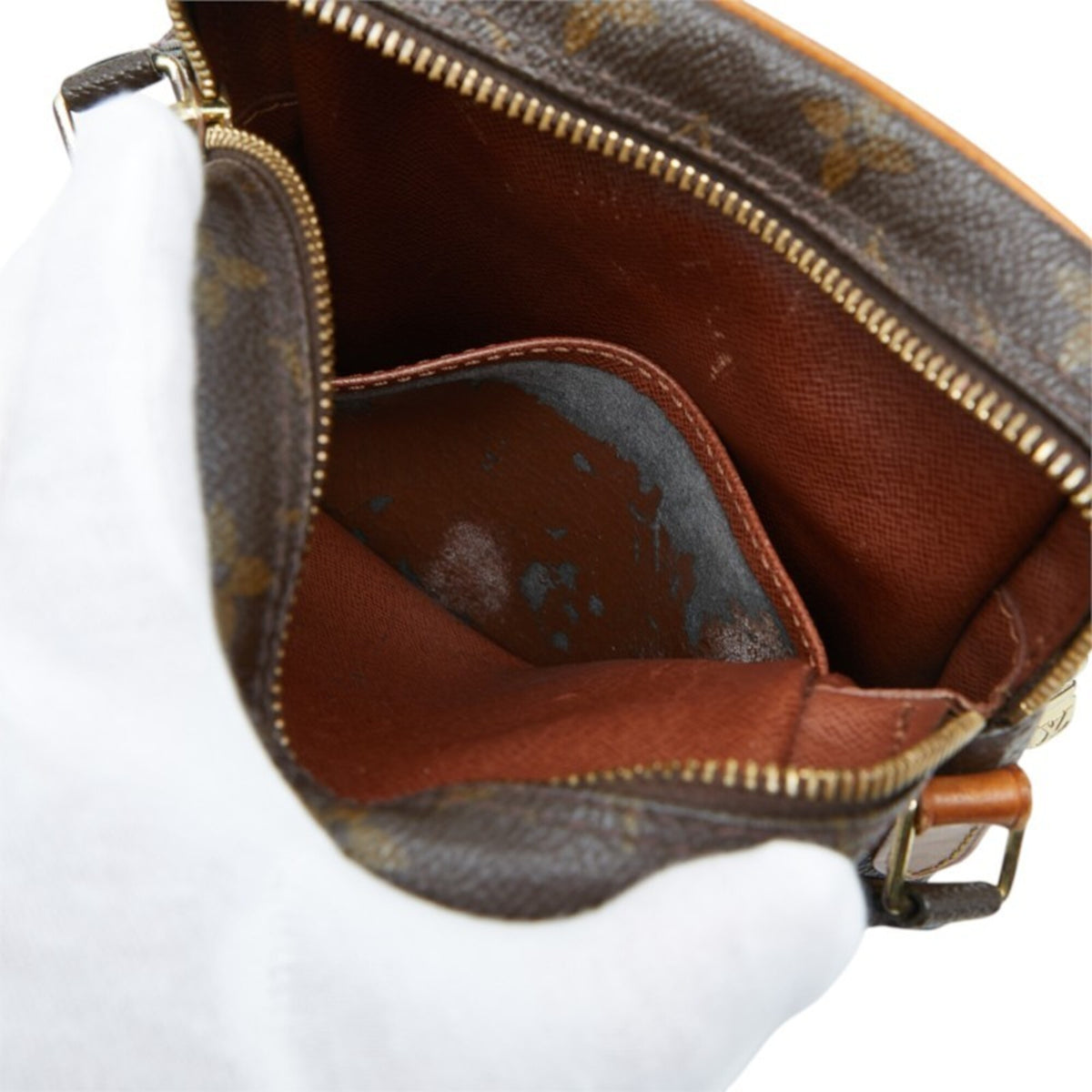 Louis Vuitton Brown Pvc Leather Shoulder Bag (Pre-Owned)