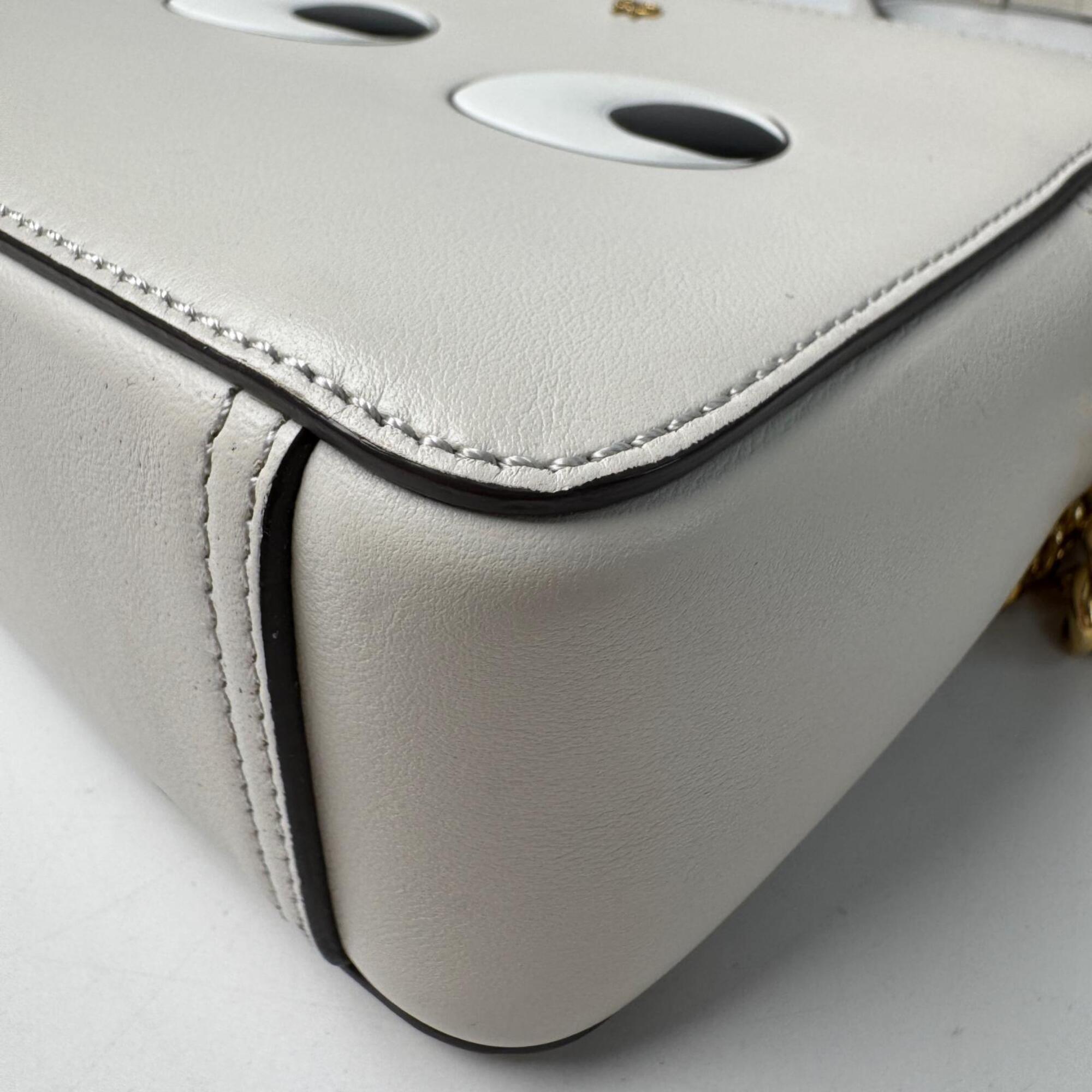Anya Hindmarch Ivory Leather Shoulder Bag (Pre-Owned)
