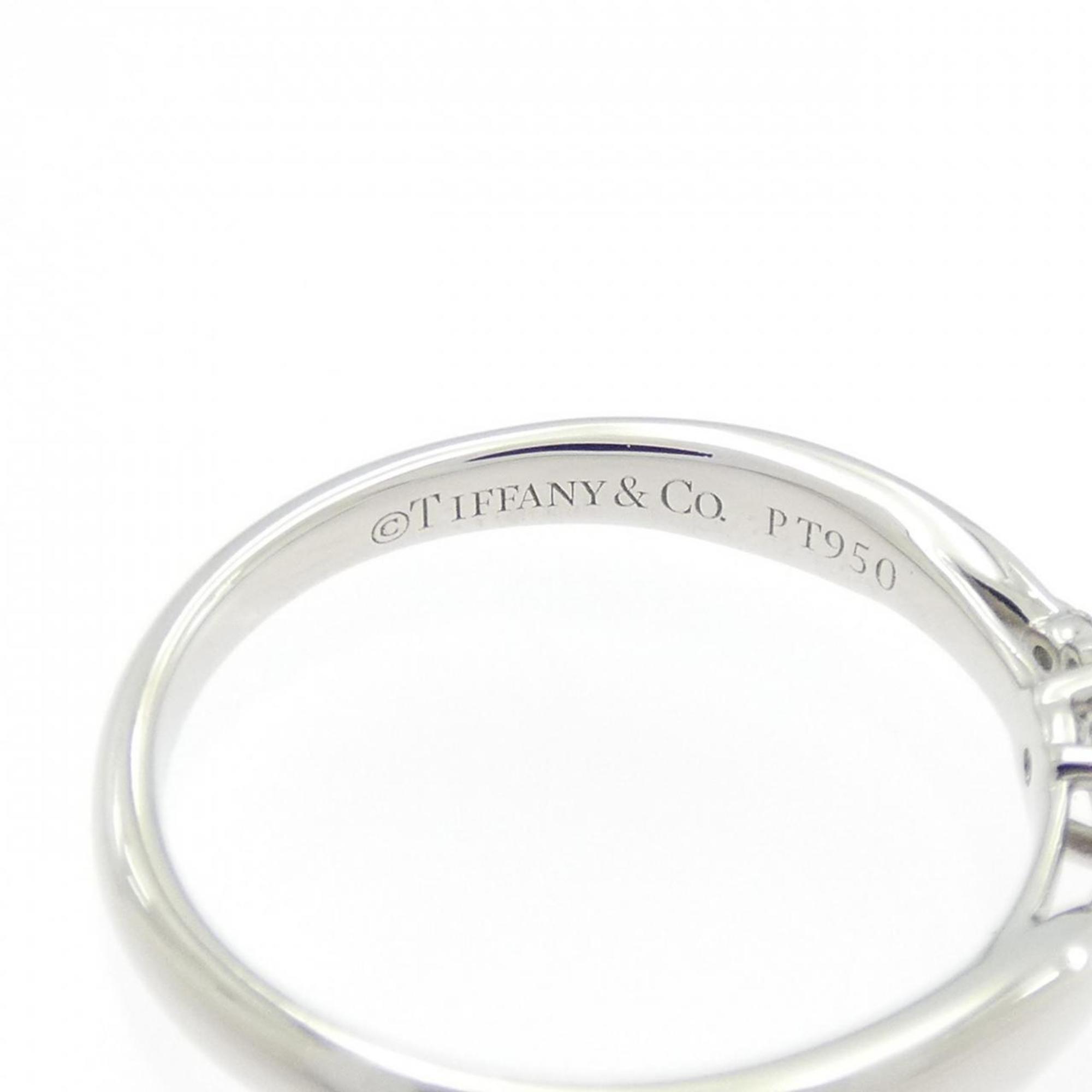 Tiffany Platinum Platinum 950 Band Ring (Pre-Owned)